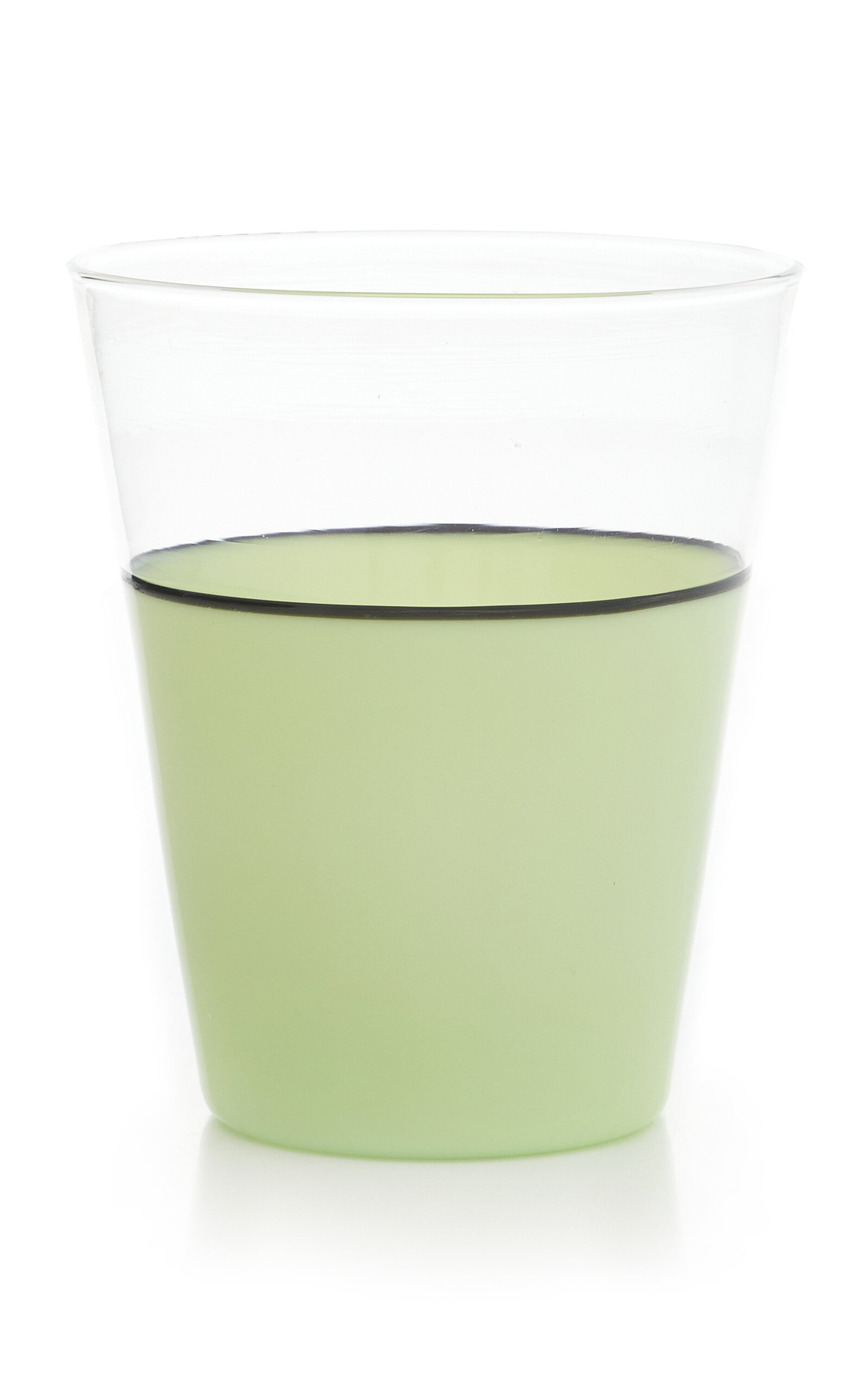 Cesare Toffolo Handcrafted Glass Water Tumbler In Green