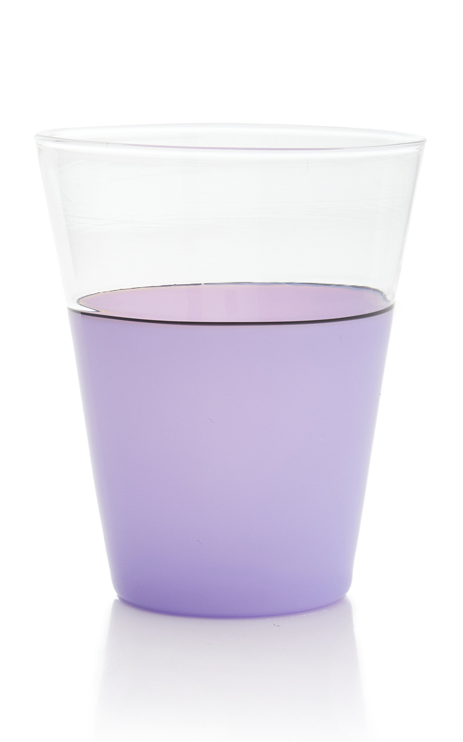 Cesare Toffolo Handcrafted Glass Water Tumbler In Purple