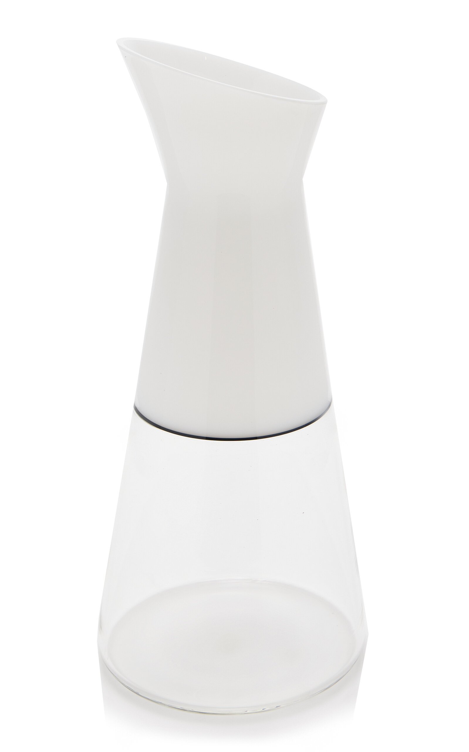 Cesare Toffolo Handcrafted Glass Carafe In White