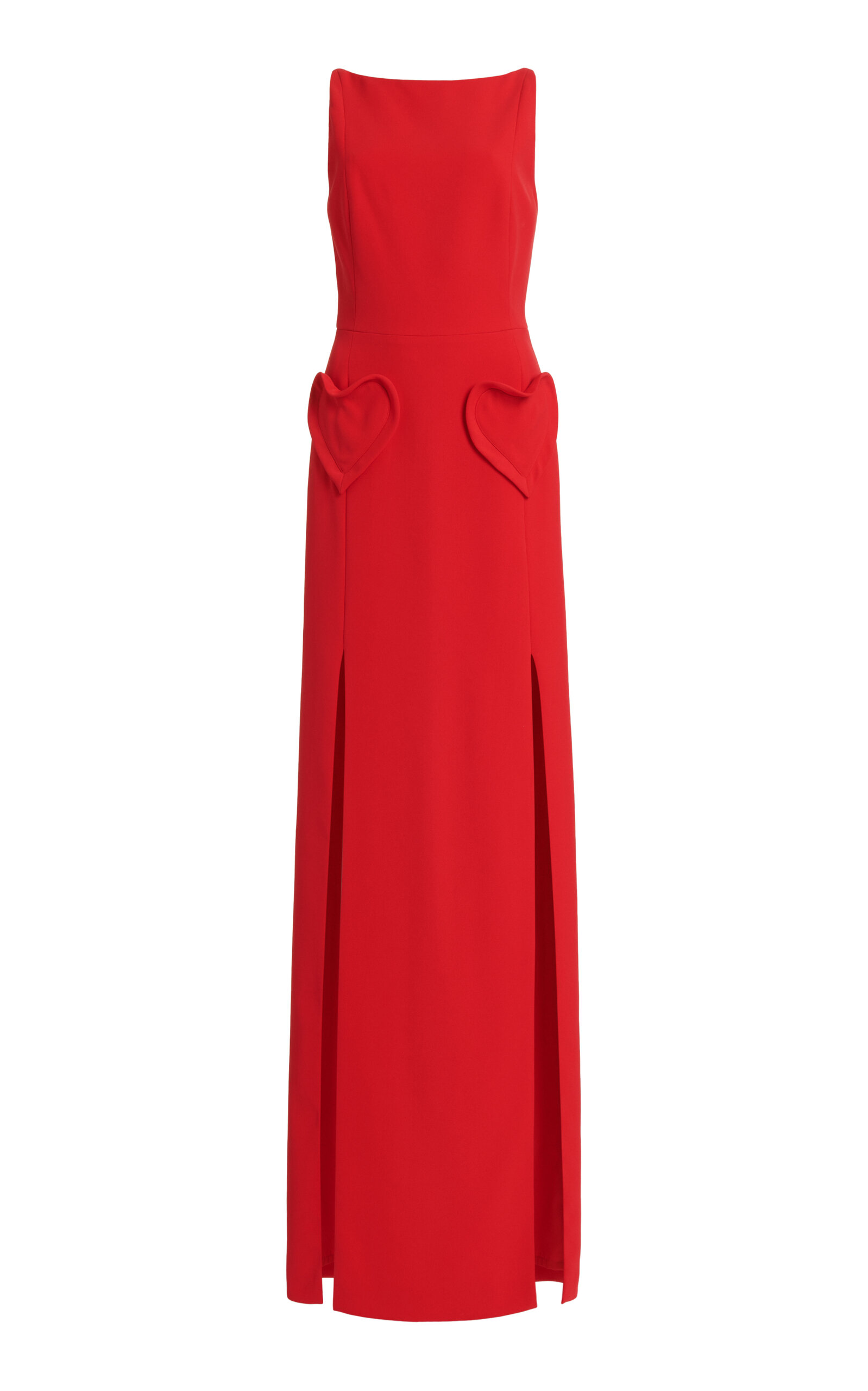 sachin and babi light blue dress Zuhair Murad Women's Cady & Heart Pockets Gown In Chinese Red
