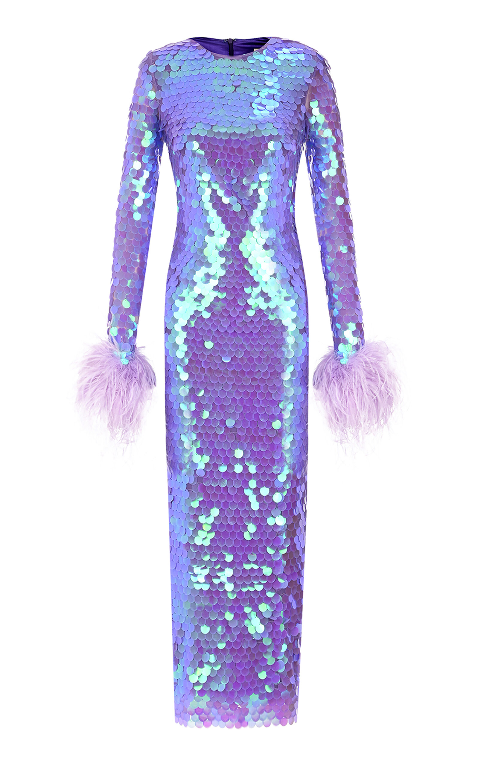 New Arrivals Women's Zouzou Es Paradis Sequin Midi Dress In Purple |  ModeSens