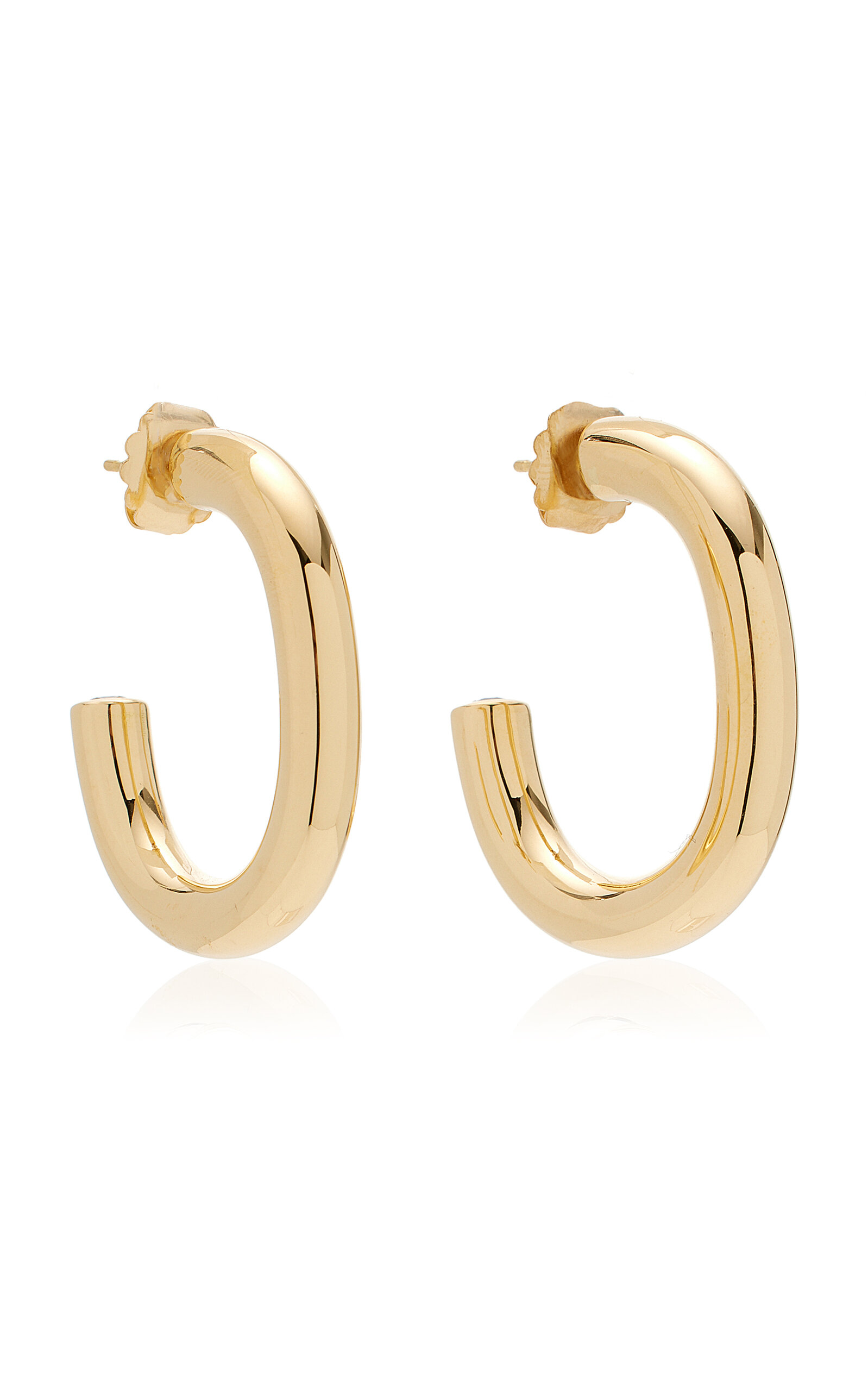 Briony Raymond Women's Jumbo Sloan 18K Yellow Gold Diamond Hoop Earrings