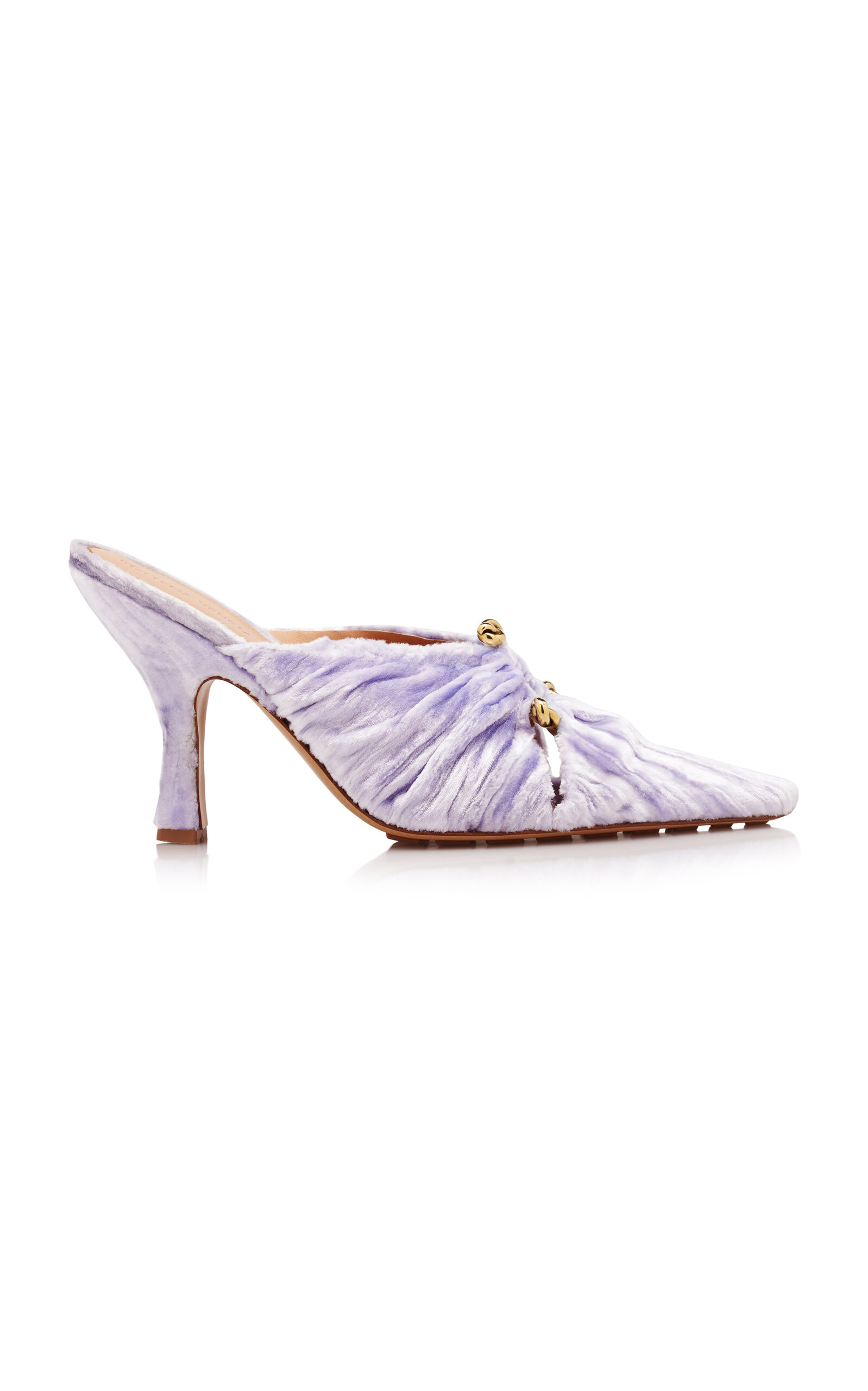 Bottega Veneta Velvet Mules