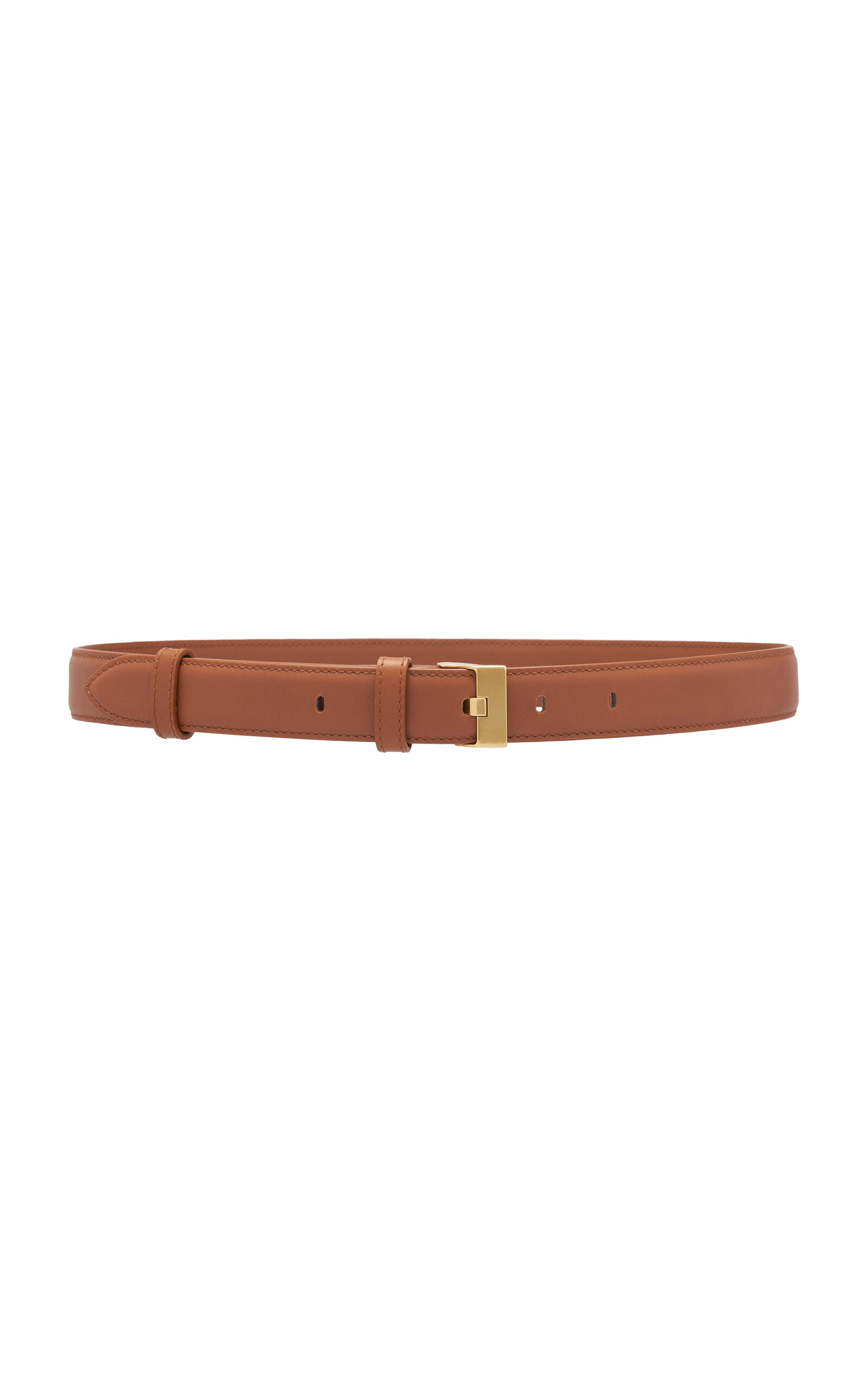 Shop Bottega Veneta Leather Belt In Brown