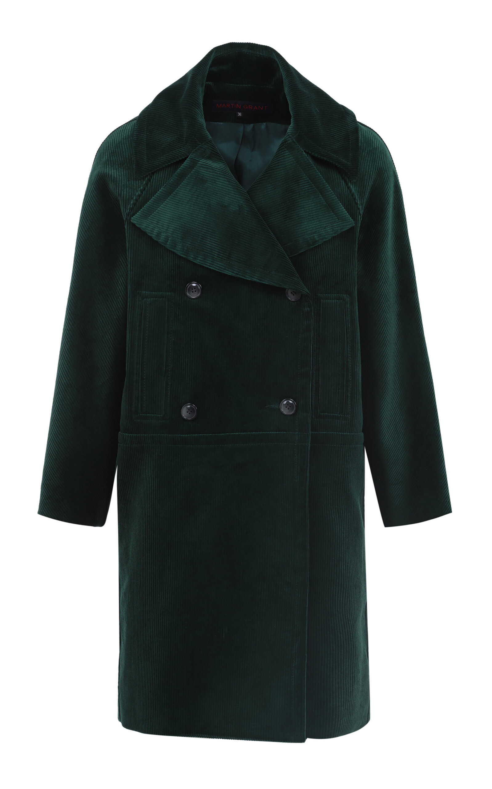 【定価約26万・極美品】MARTIN GRANT ピーコート 34 紺 フランス Martin Grant Corduroy Peacoat In Dark Green | ModeSens
