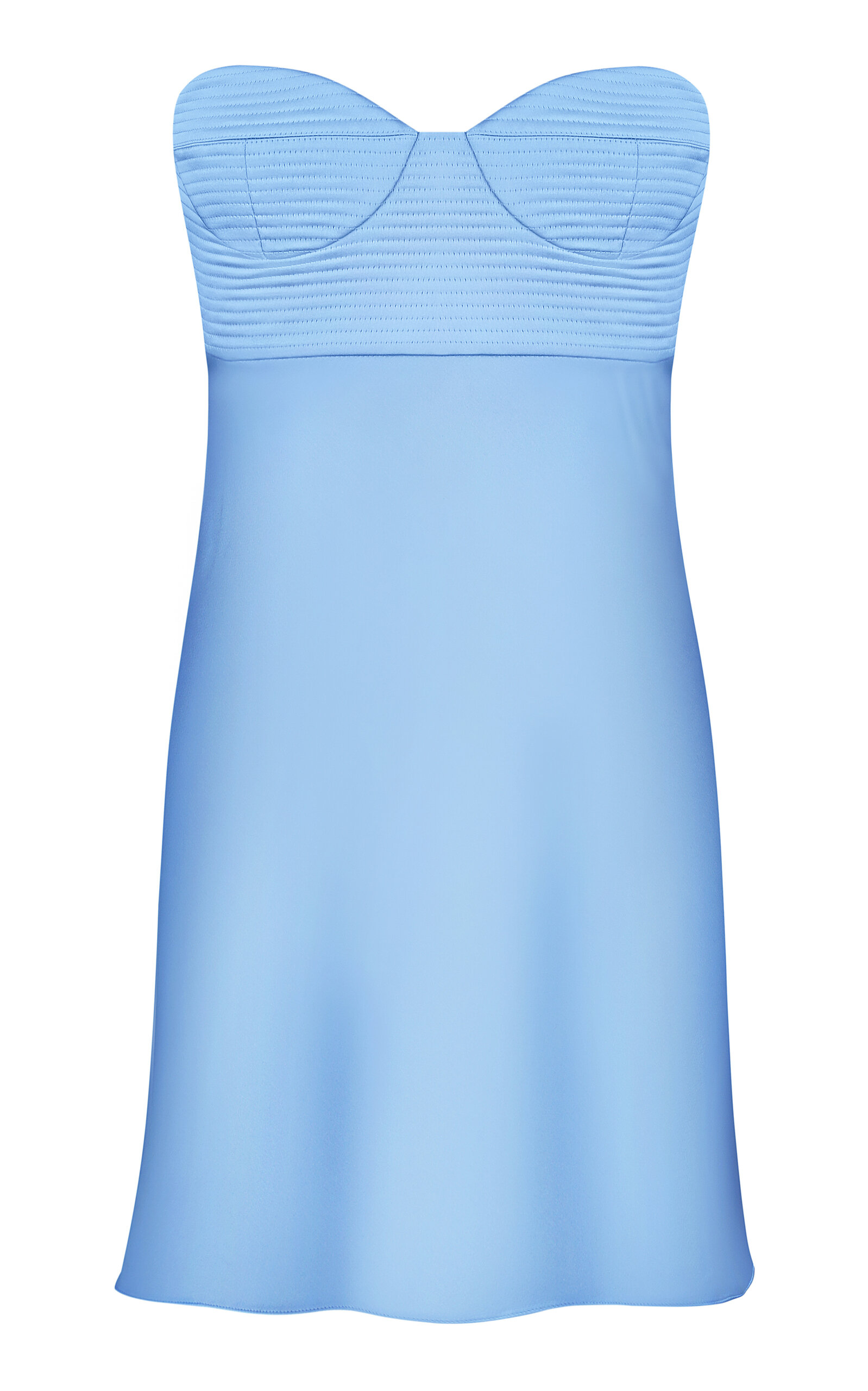 Anna October Women's Cup-detailed Satin Mini Dress In Light Blue | ModeSens Anna October Women's Cup-detailed Satin Mini Dress In Light Blue | ModeSens