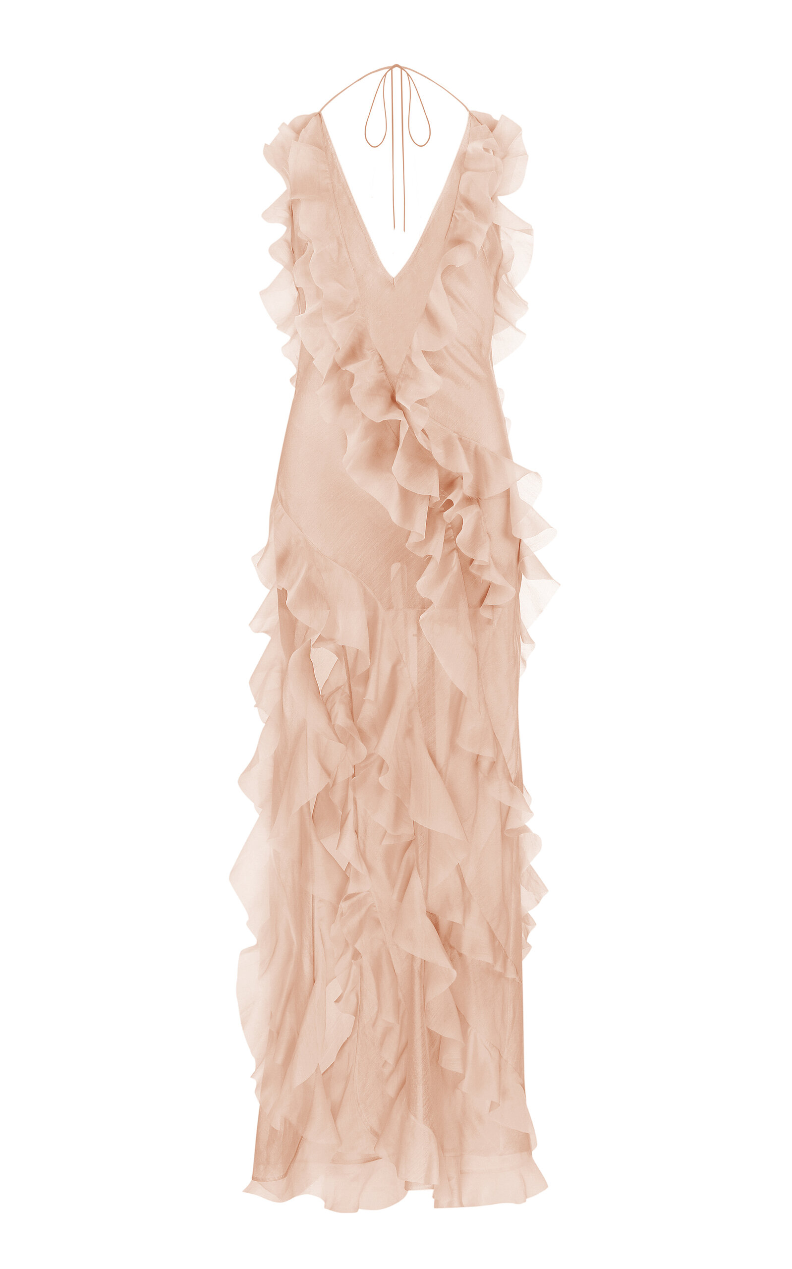 Anna October Ruffled Maxi Dress - Women's Clothing