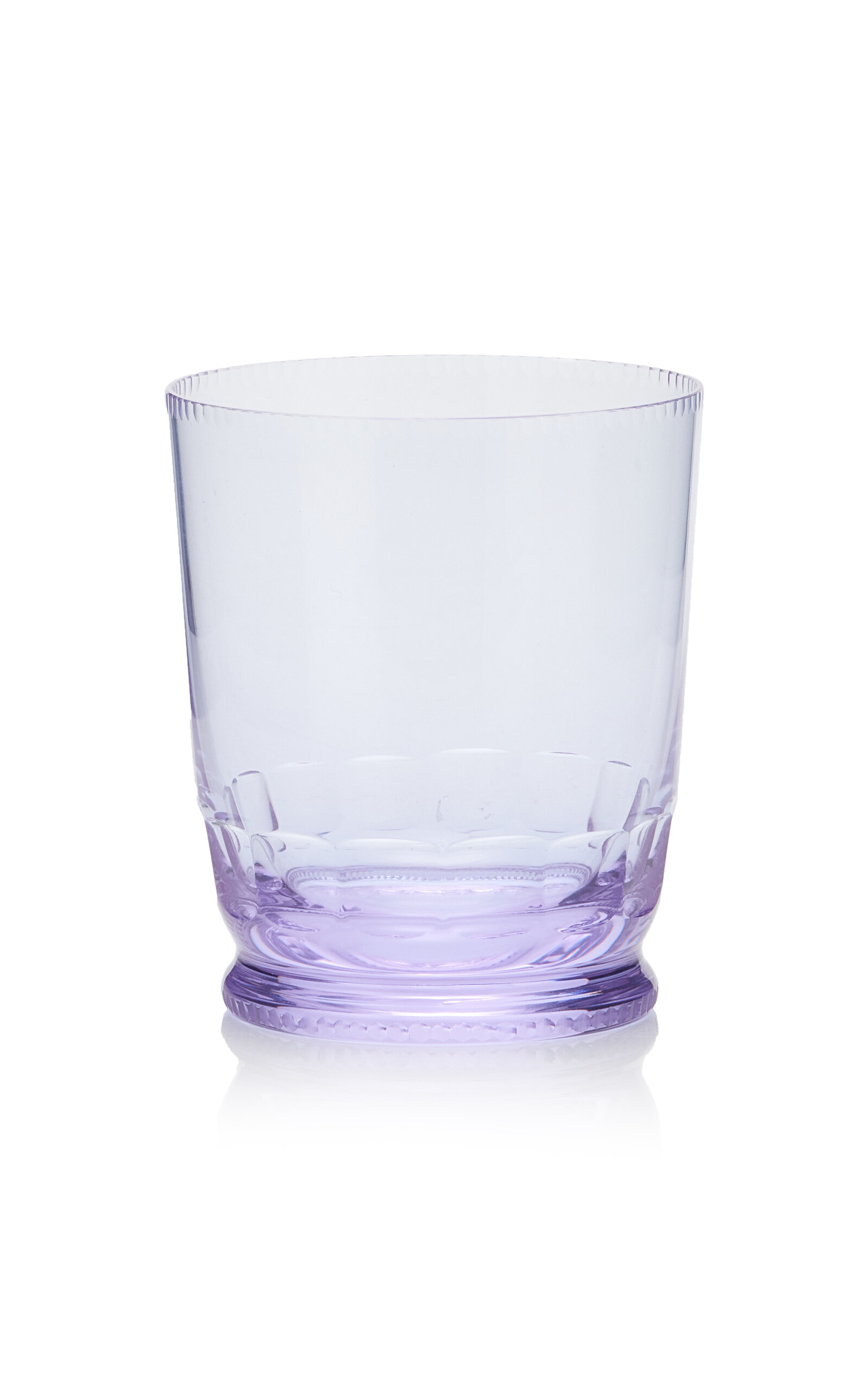 Moser Mozart Crystal Tumbler Glass In Purple