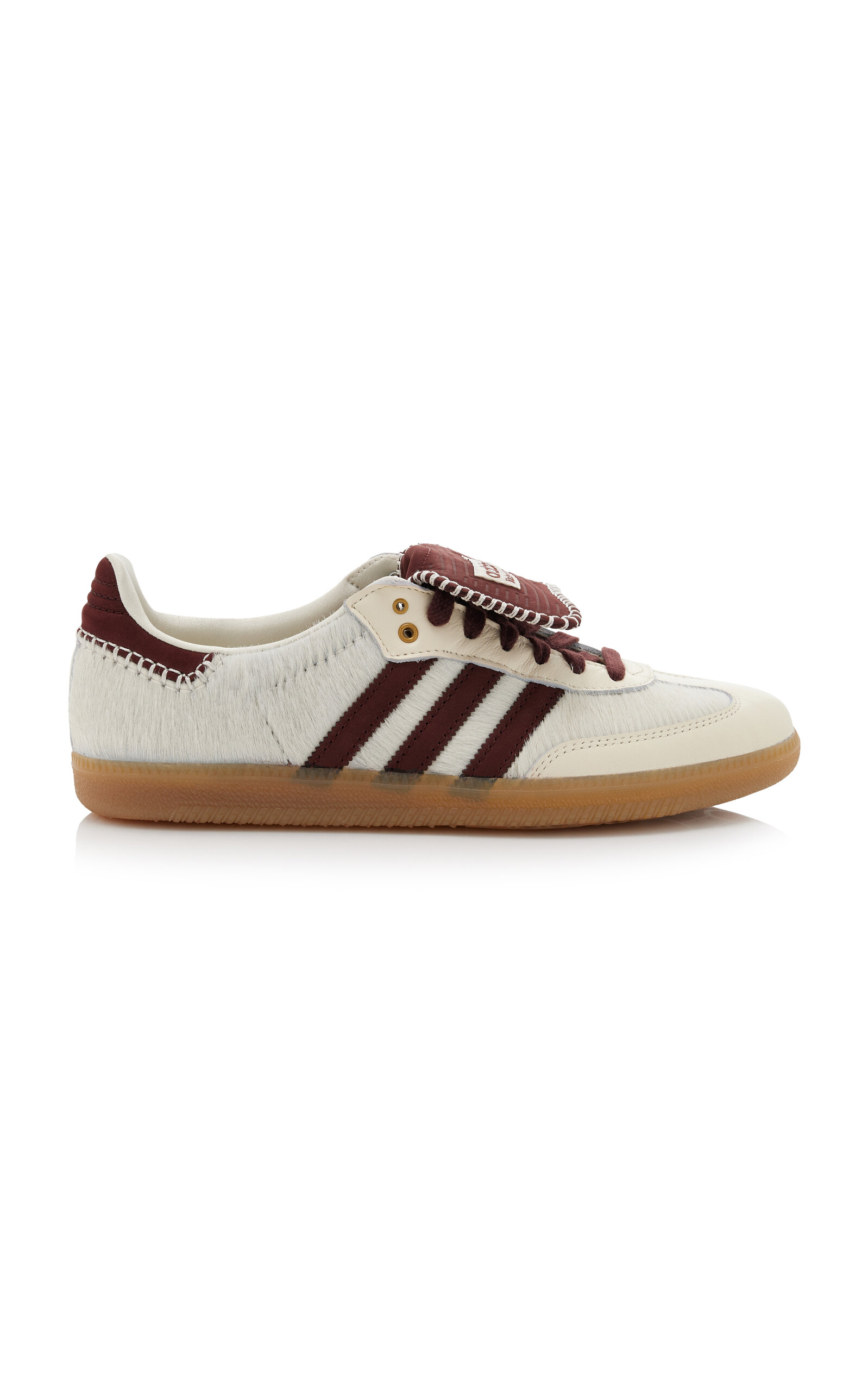 Adidas X Wales Bonner X Wales Bonner Samba Calf Hair Sneakers In Cream