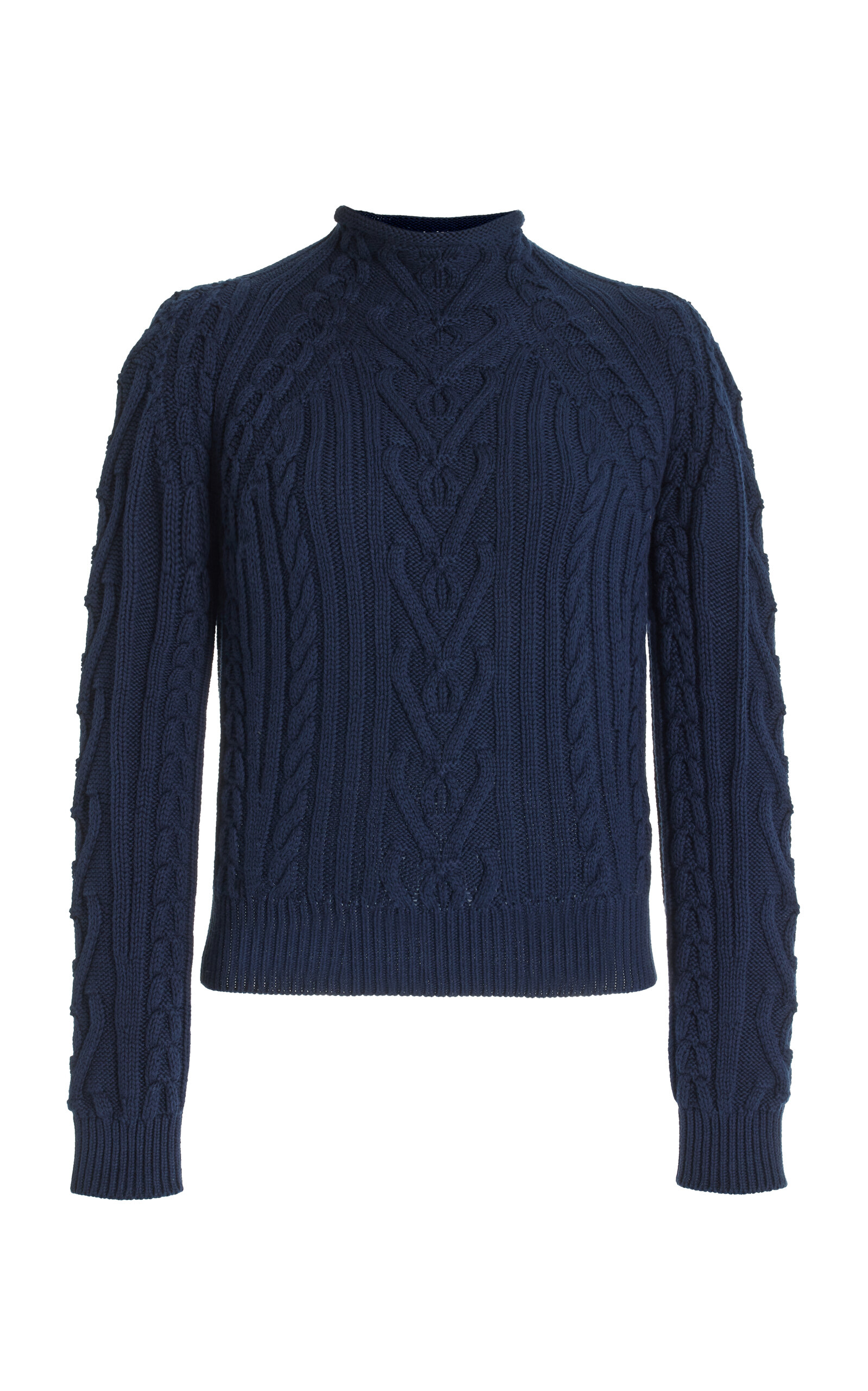 High Sport Women's Exclusive Knit Cotton Sweater In Blue