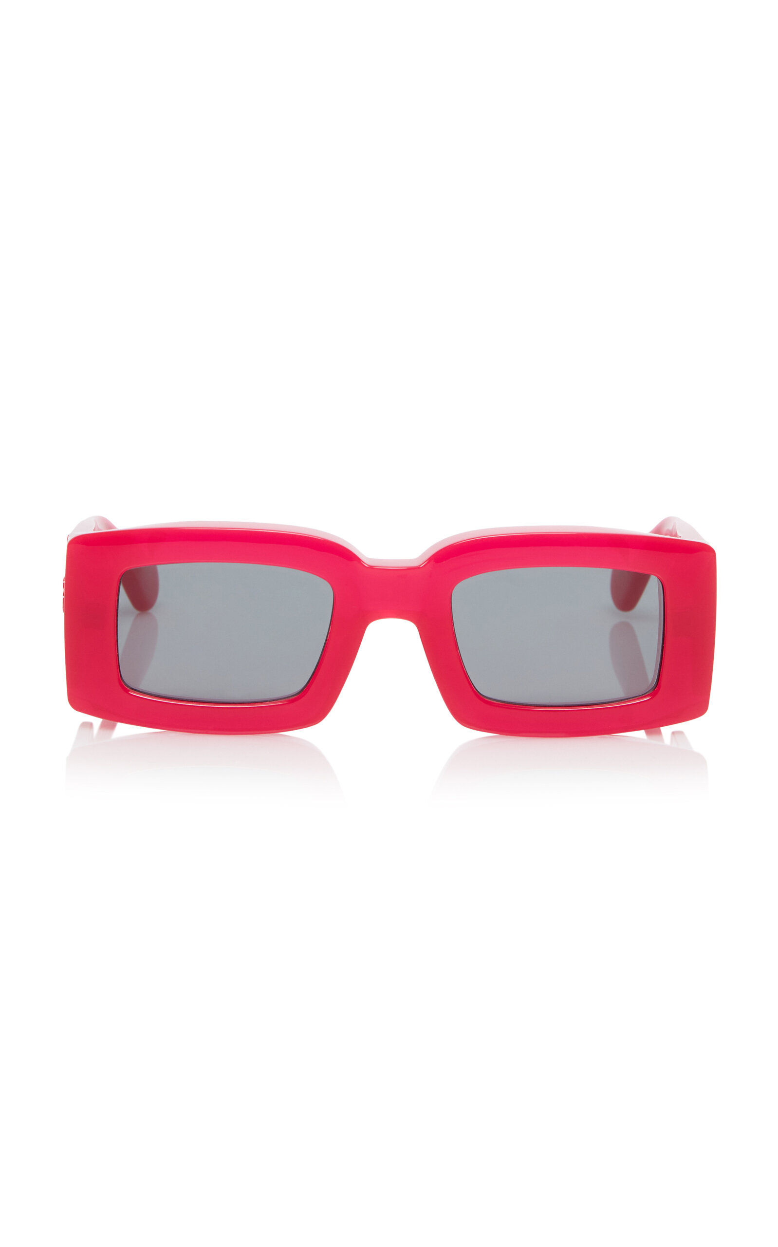 Jacquemus - Tupi Square-Frame Acetate Sunglasses - Pink - OS - Moda Operandi