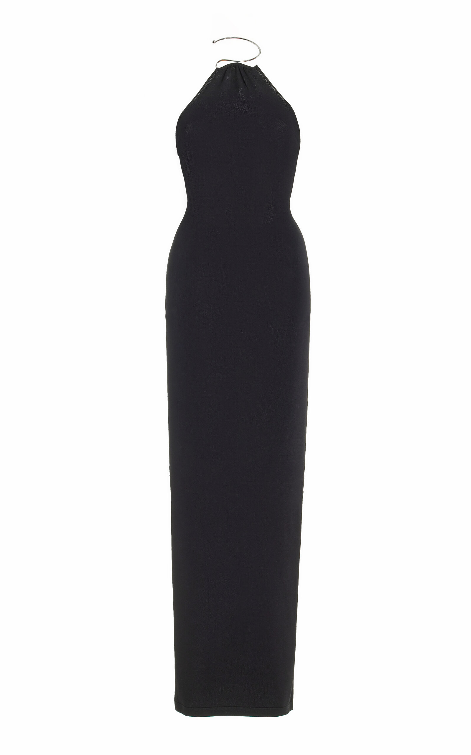 Aya Muse Clava Backless Halter Maxi Dress In Black | ModeSens Aya Muse Clava Backless Halter Maxi Dress In Black | ModeSens