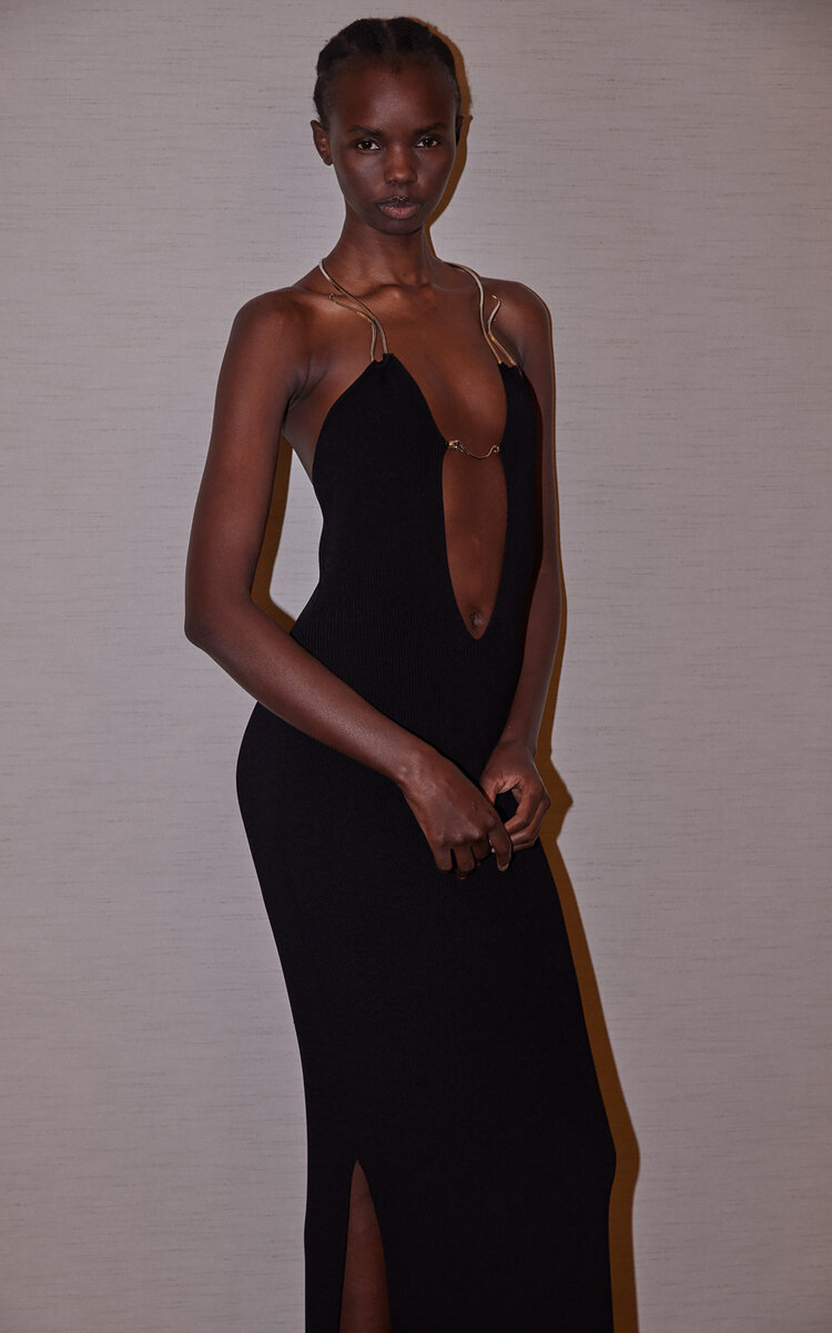 Aya Muse Women's Mirabi Plunging Maxi Dress In Black | ModeSens Aya Muse Women's Mirabi Plunging Maxi Dress In Black | ModeSens