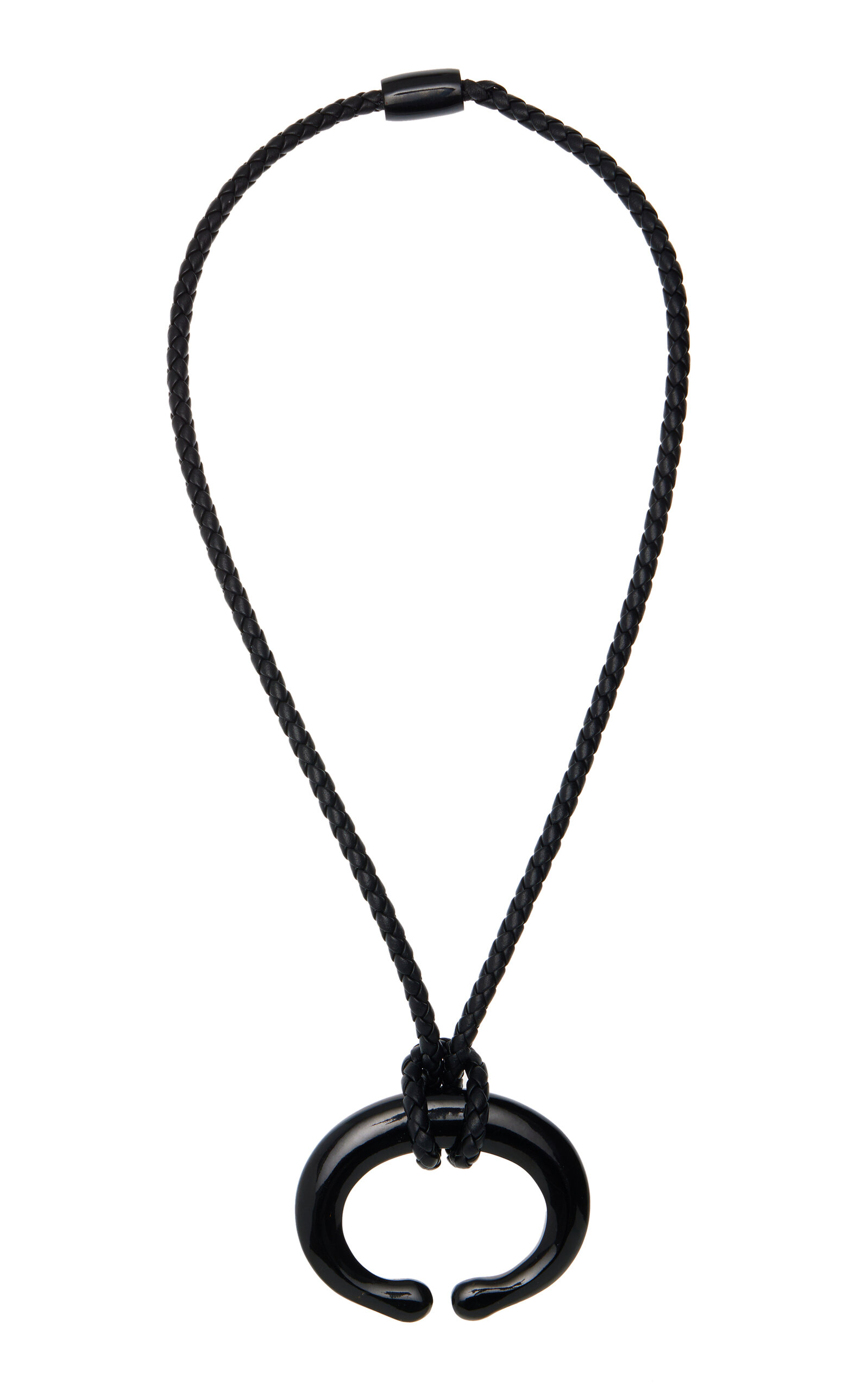 LISA EISNER WOMEN'S BLACK SQUASH BLOSSOM NECKLACE WYOMING BLACK JADE