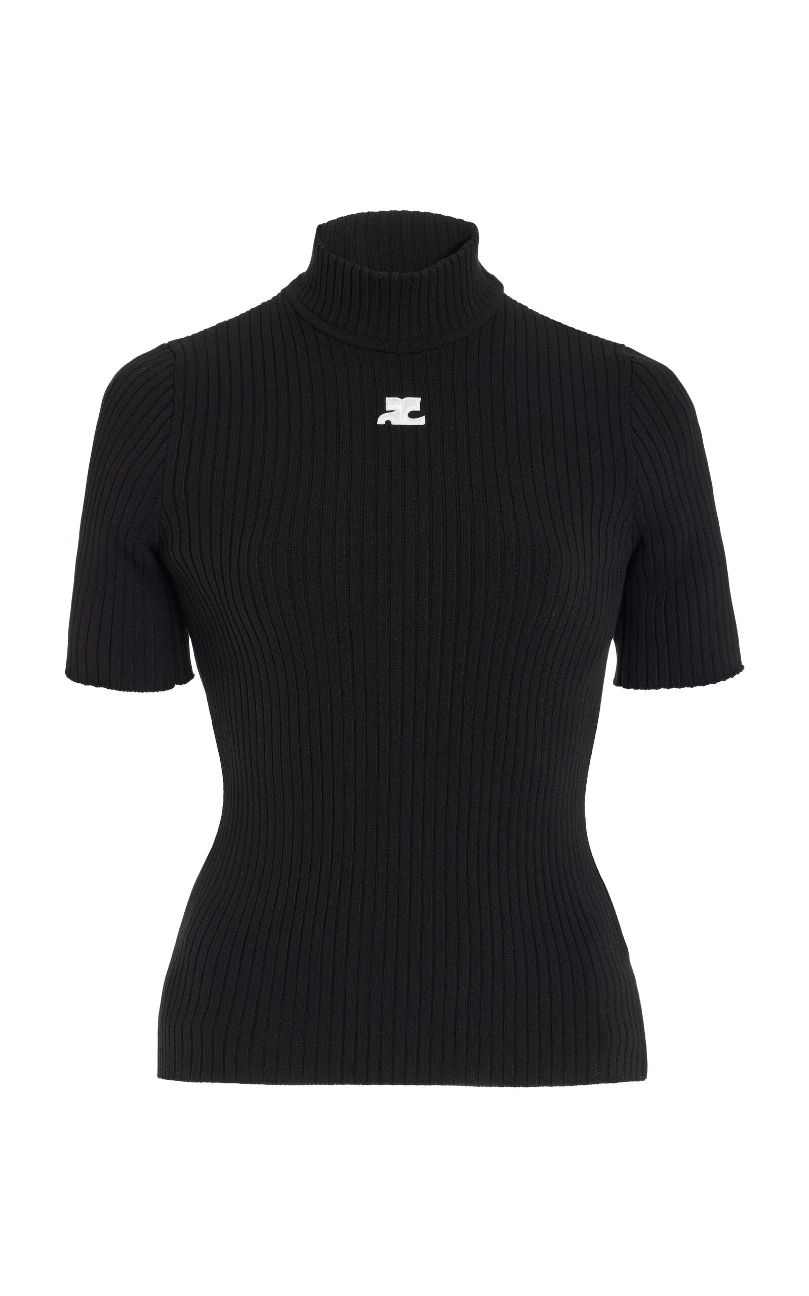 Courrèges Reedition Jumper T-shirt In Black
