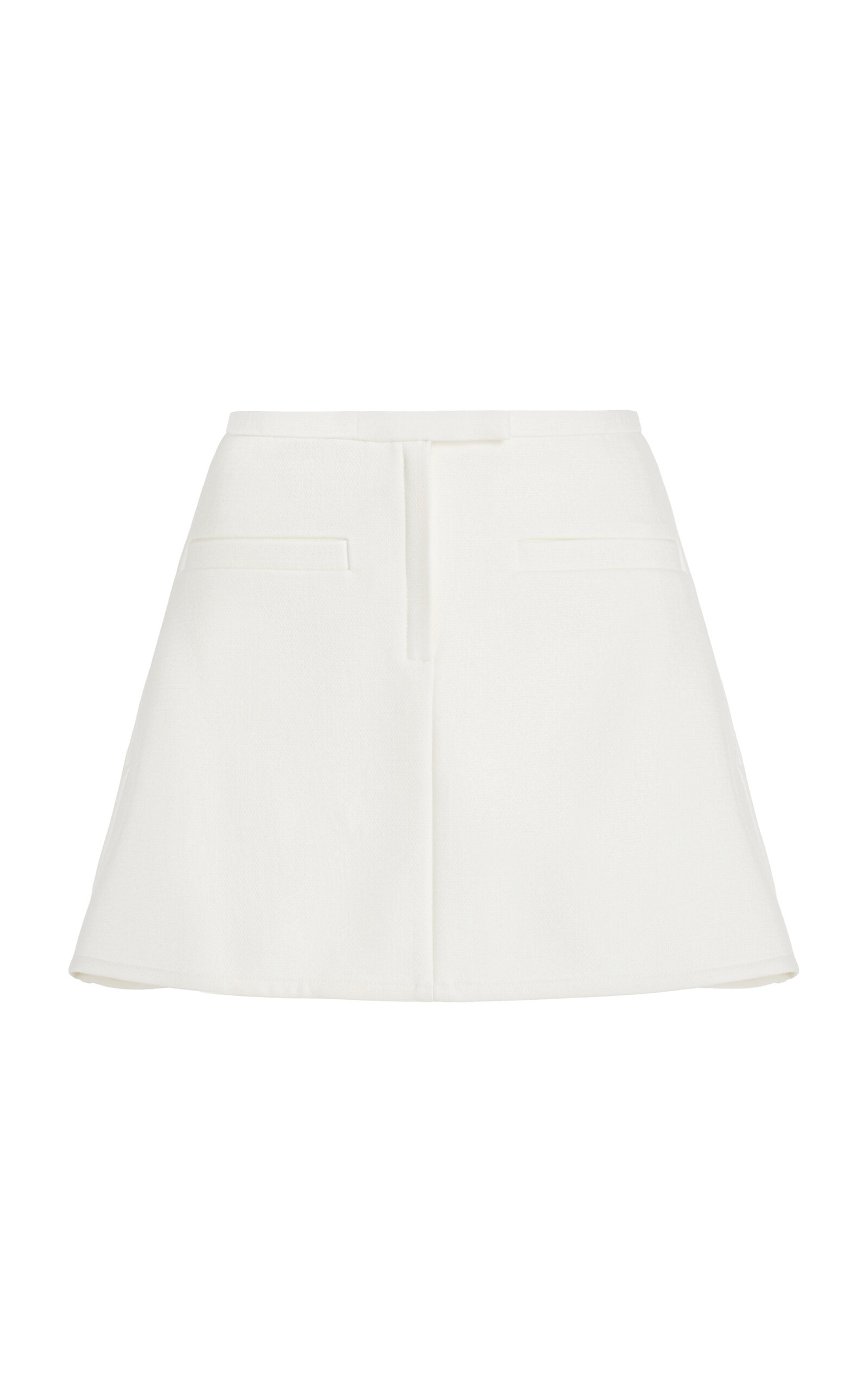 Courrèges Crepe Skirt Dresses White In White