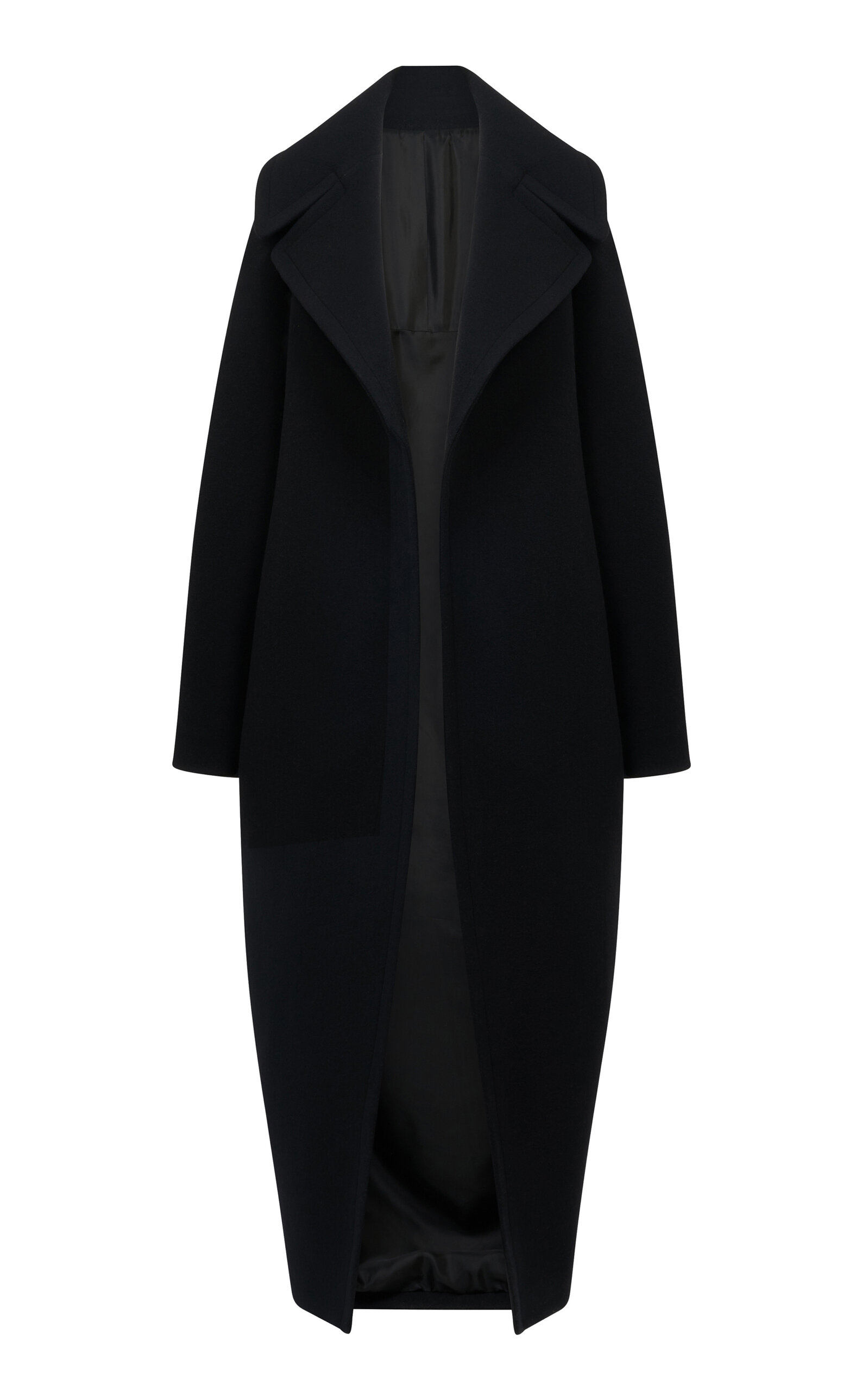 ALAÏA Rounded Wool Maxi Coat