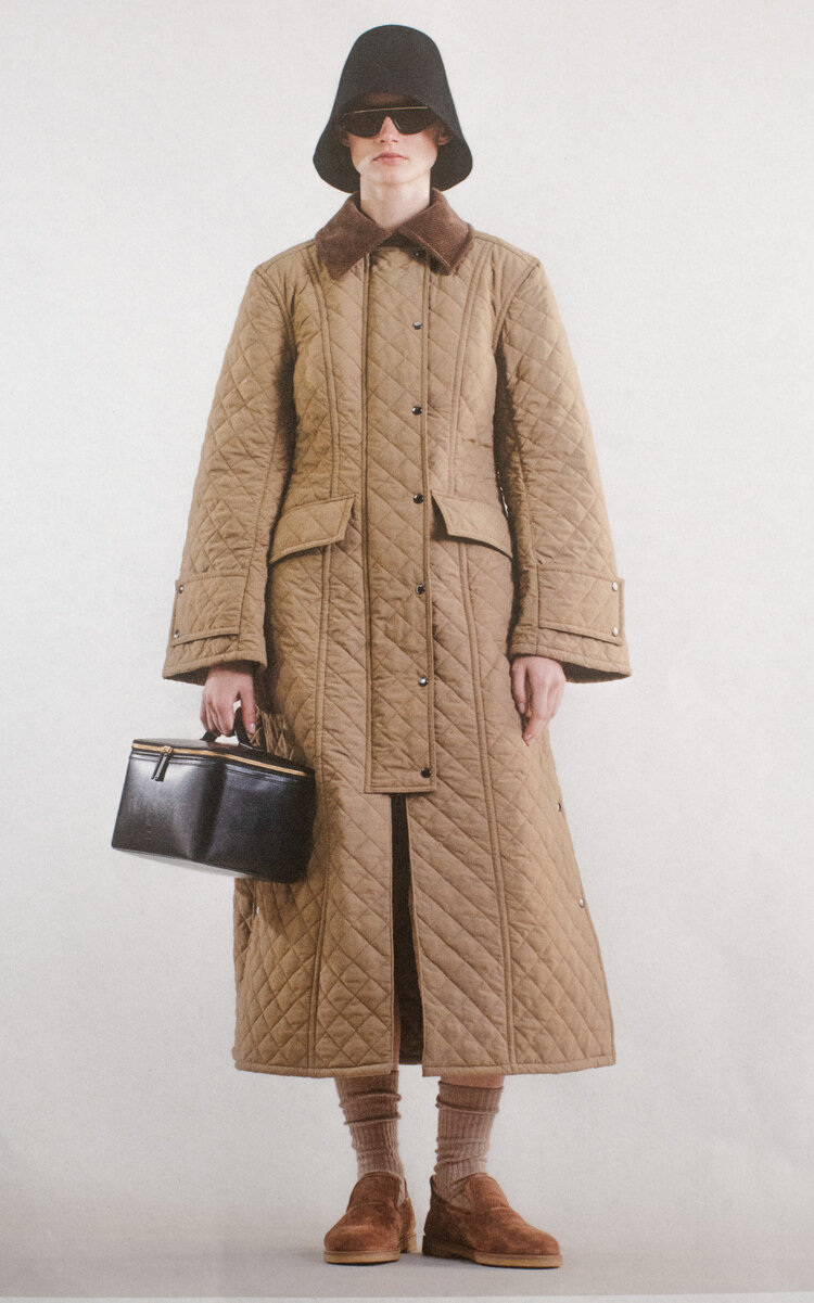 By Malene Birger Women's Pinelope Technical Quilted Coat In Nude