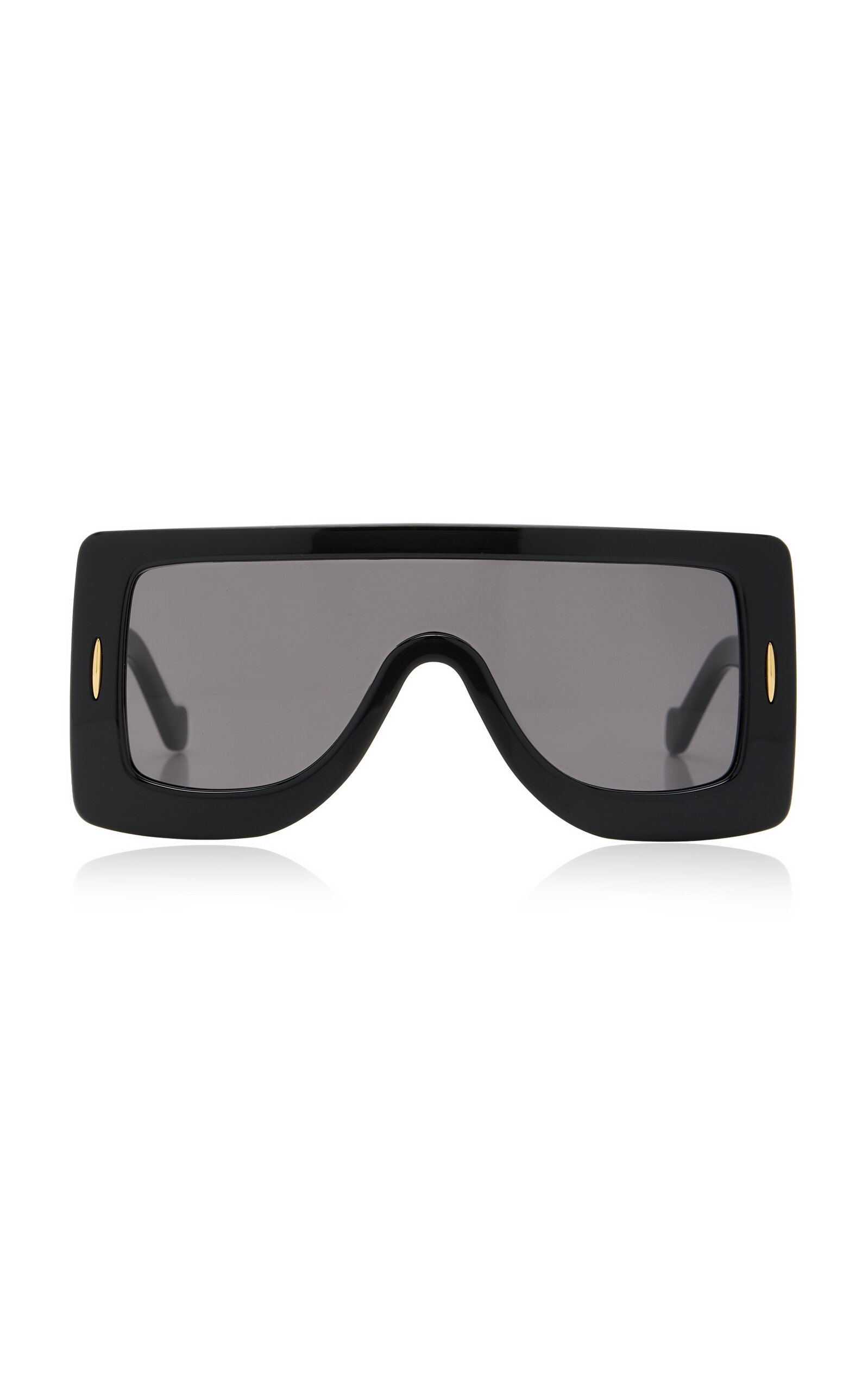 Loewe Oversized Mask Sunglasses In Black