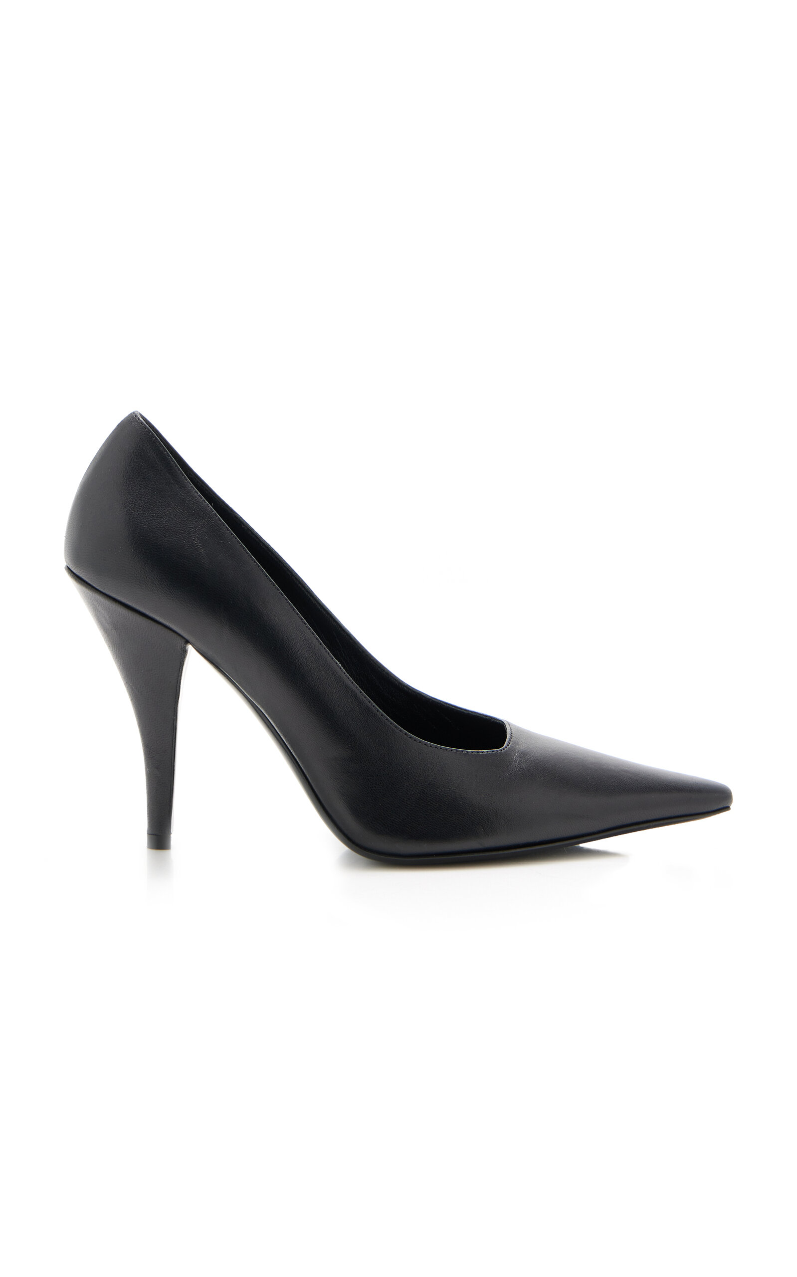 Shop The Row Lana Leather Pumps In Black