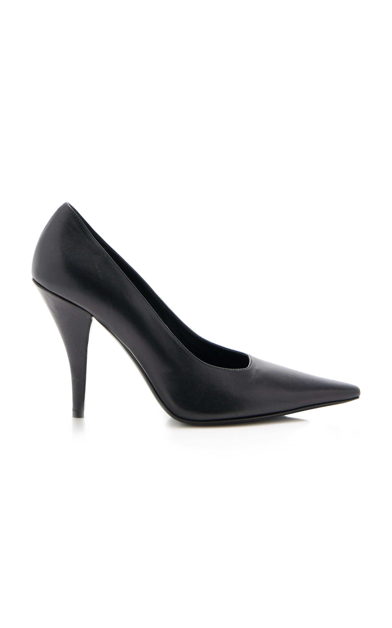 THE ROW LANA LEATHER PUMPS