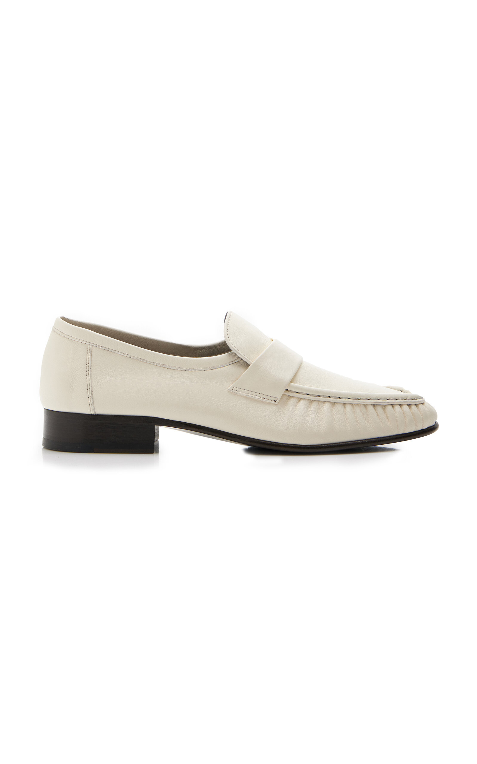 THE ROW LEATHER LOAFERS