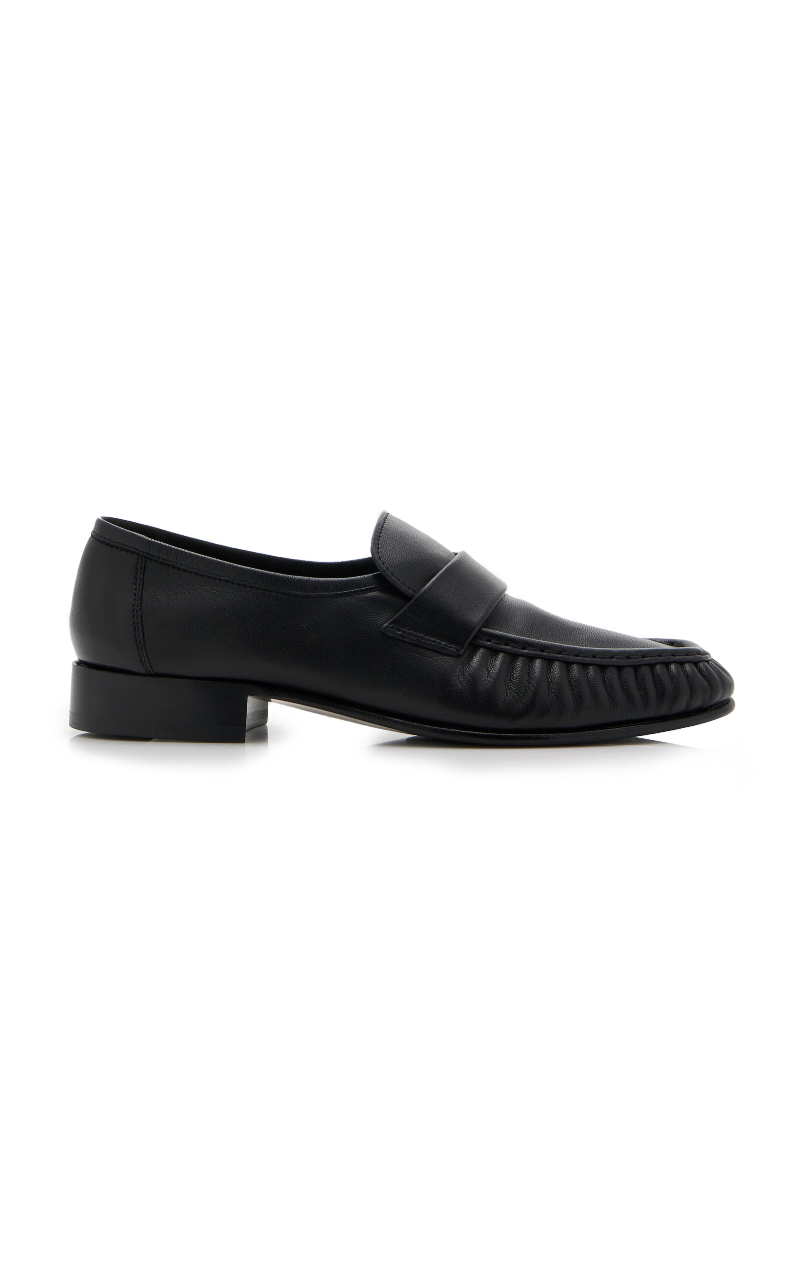The Row Loafers In Black