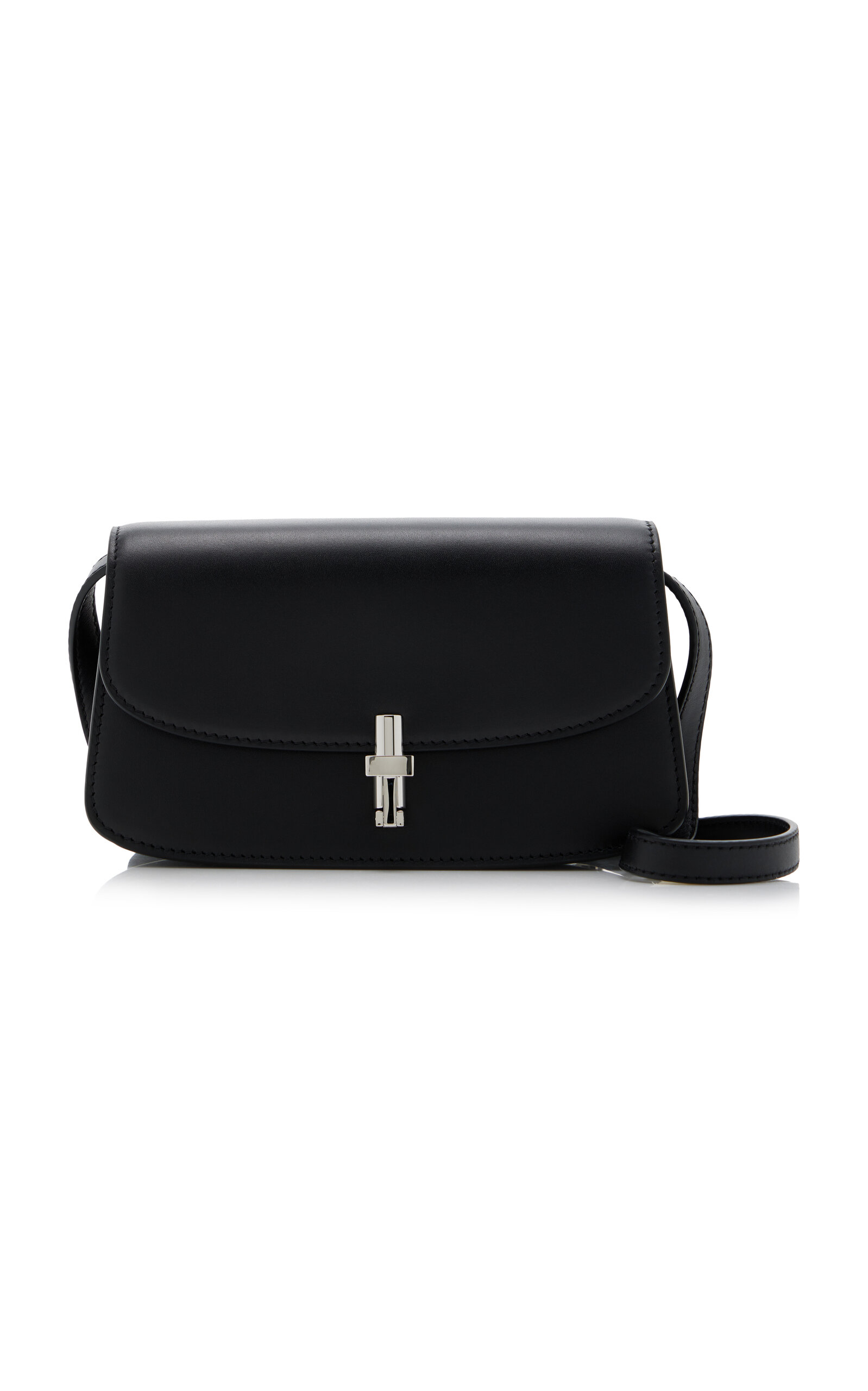 The Row Sofia E/W Leather Crossbody Bag