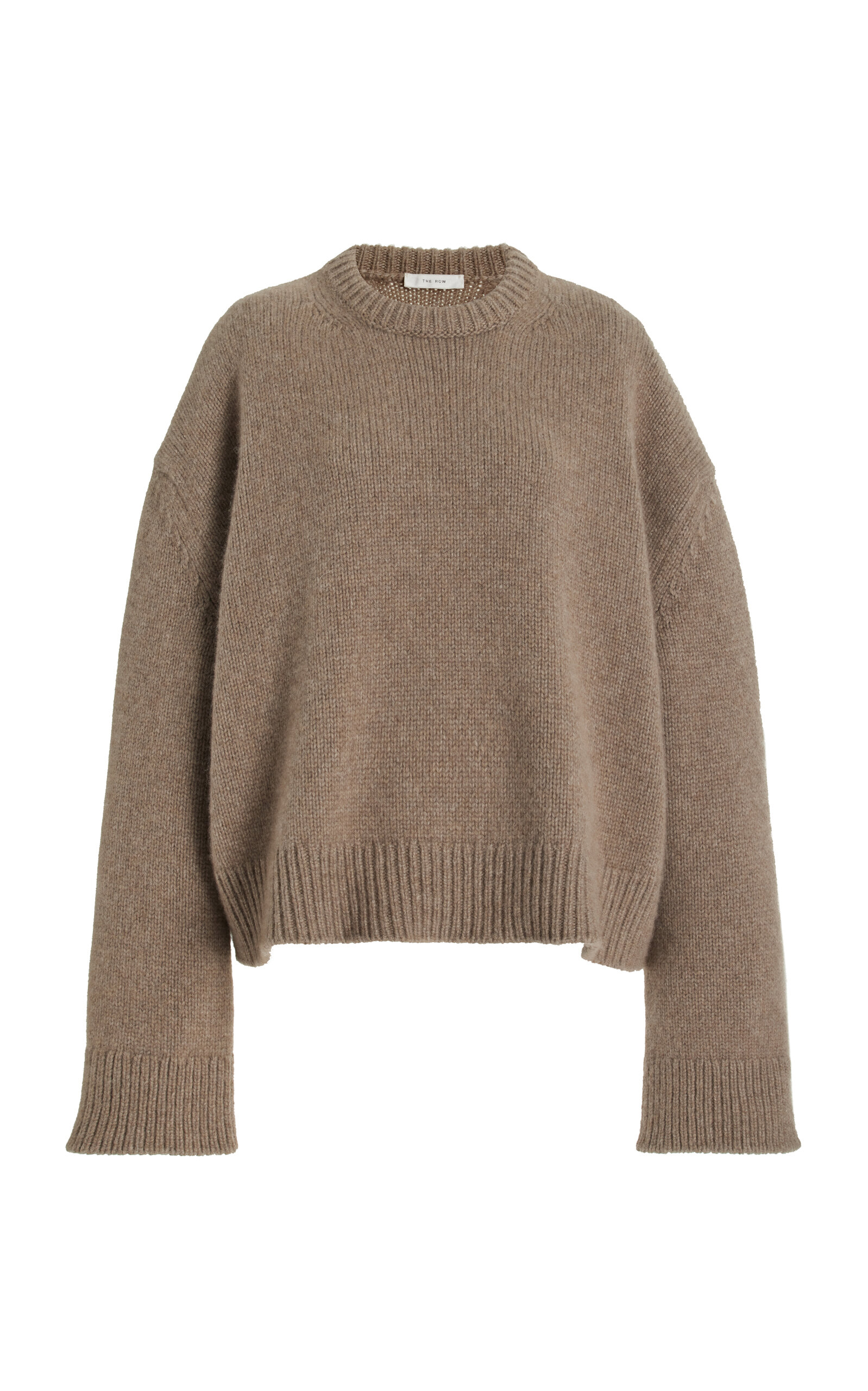 Shop The Row Dines Oversized Cashmere-mohair Sweater In Neutral