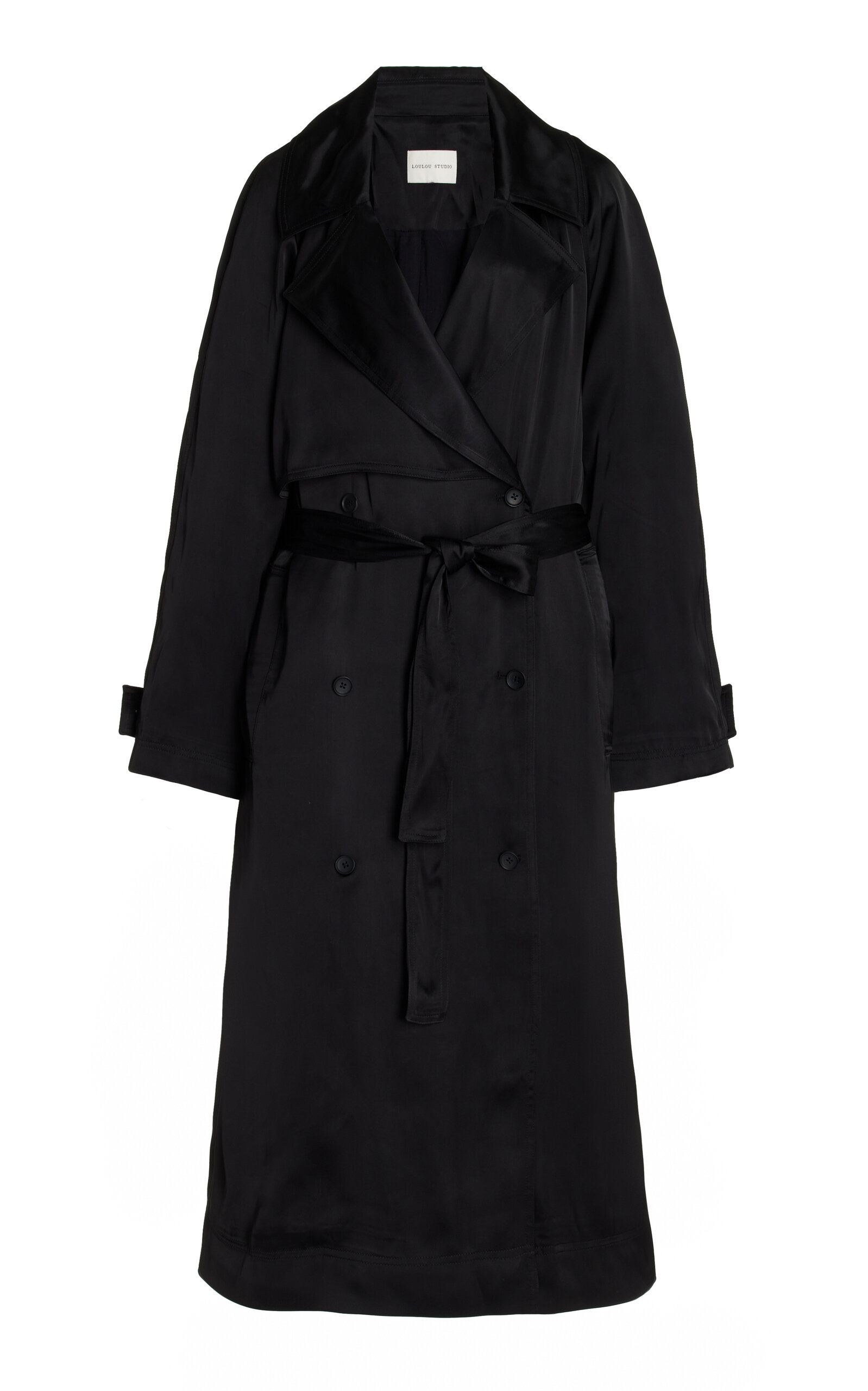 LOULOU STUDIO LONNA DOUBLE-BREASTED TRENCH COAT