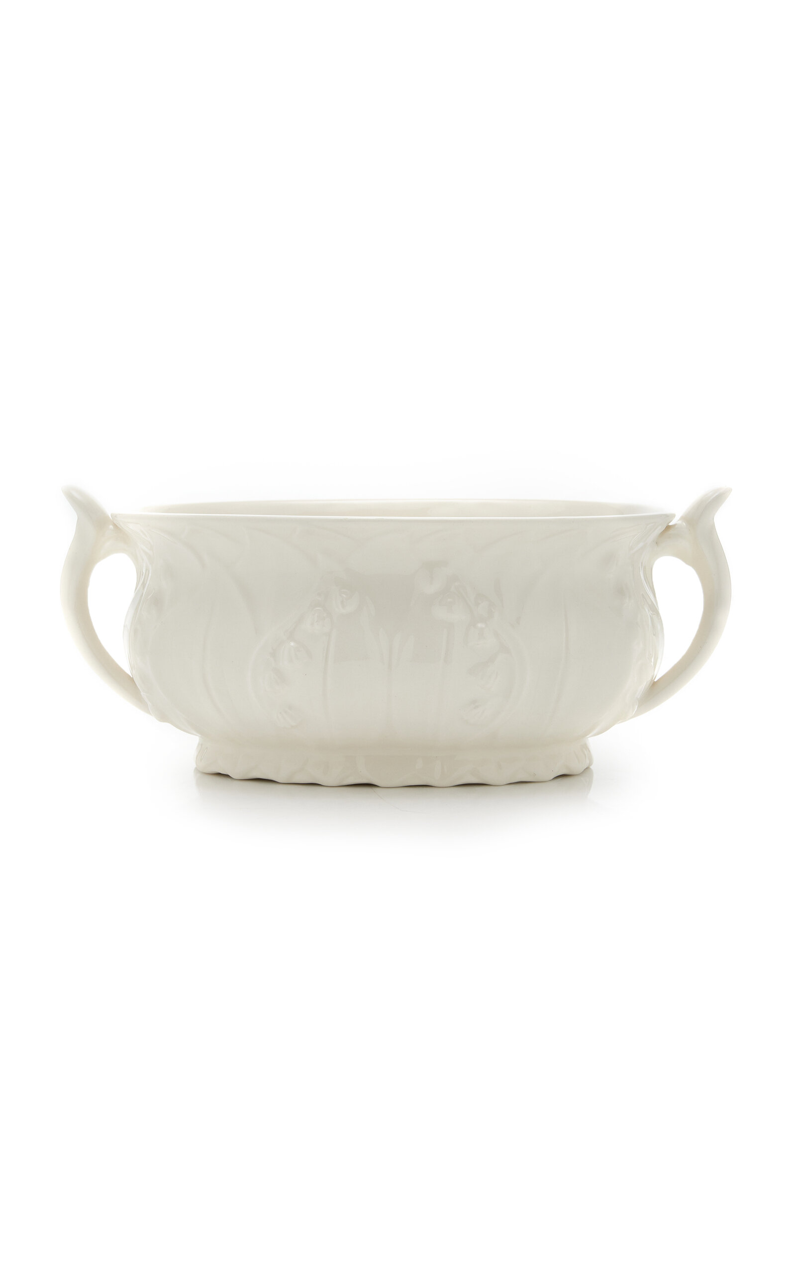 Moda Domus Lily Of The Valley Ceramic Planter In White