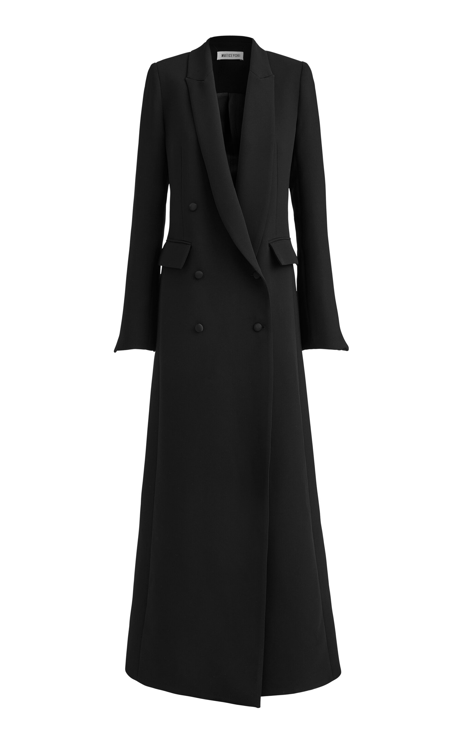 Maticevski Vibrato Coat In Black