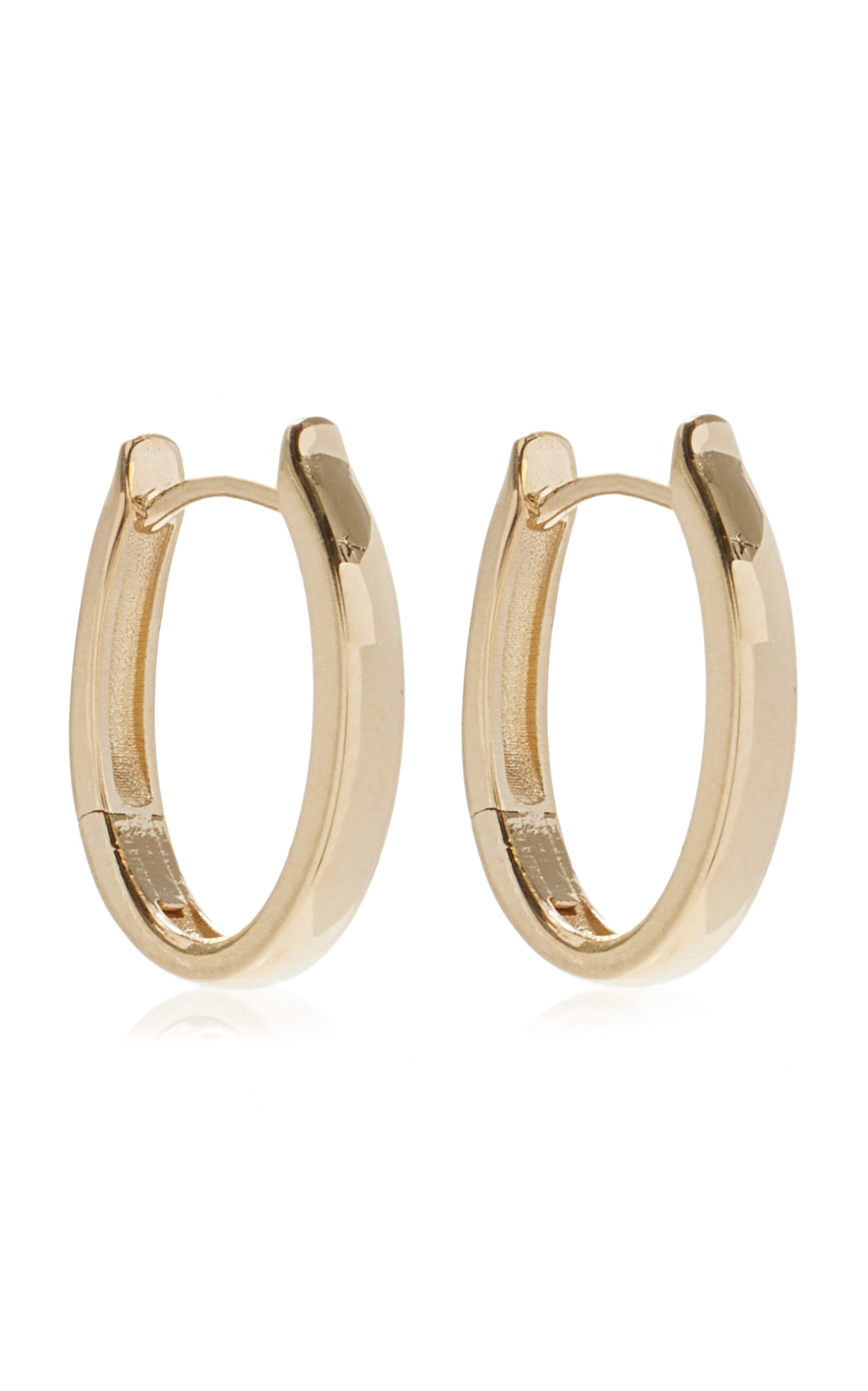 Lauren Rubinski Women's 14K Yellow Gold Hoop Earrings