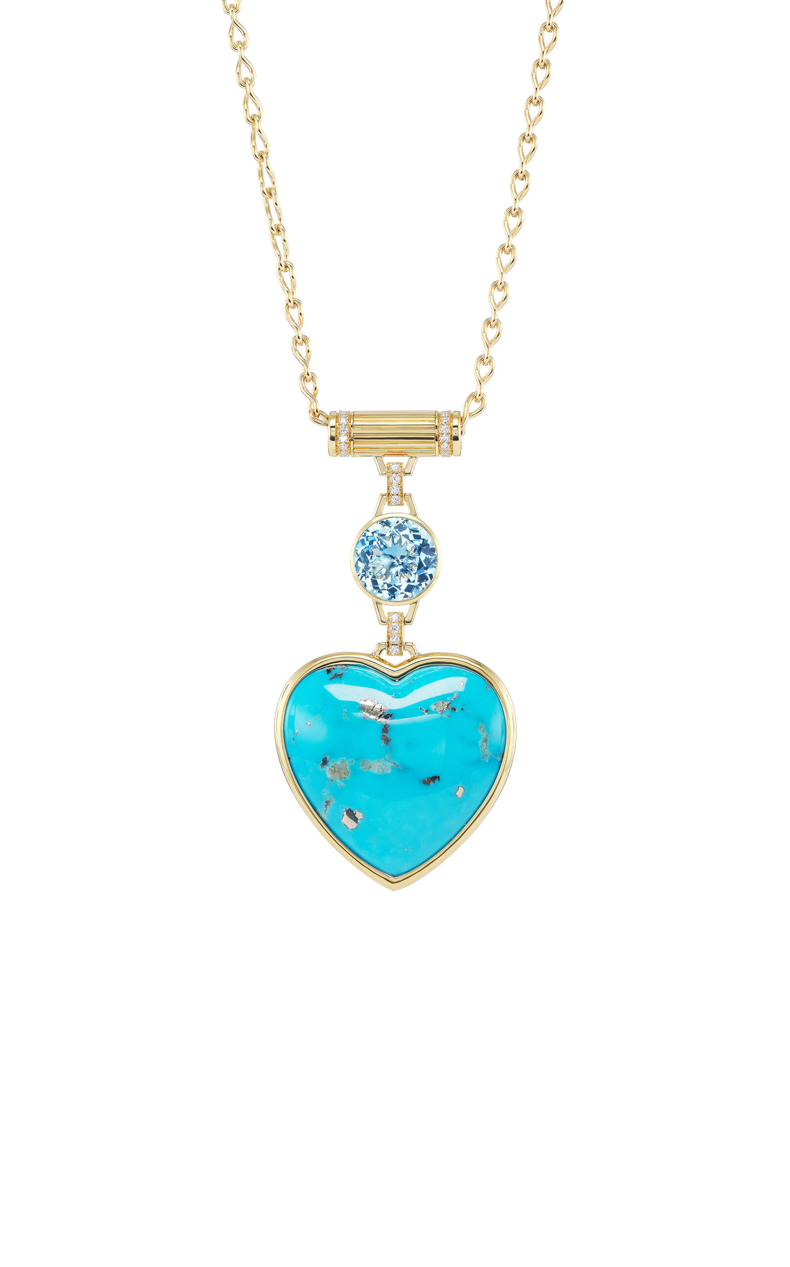 Emily P. Wheeler Women's One-of-a-Kind Stevie 18K Yellow Gold Aquamarine Necklace