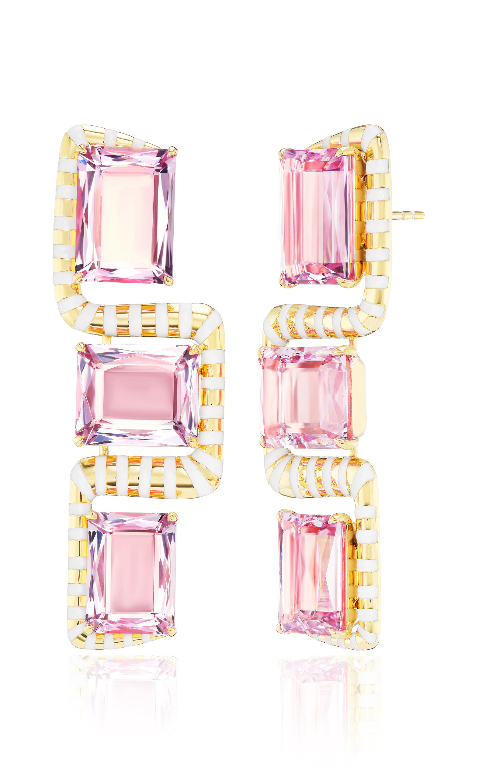Emily P. Wheeler Women's One-of-a-Kind Cheshire 18K Yellow Gold Morganite Earrings