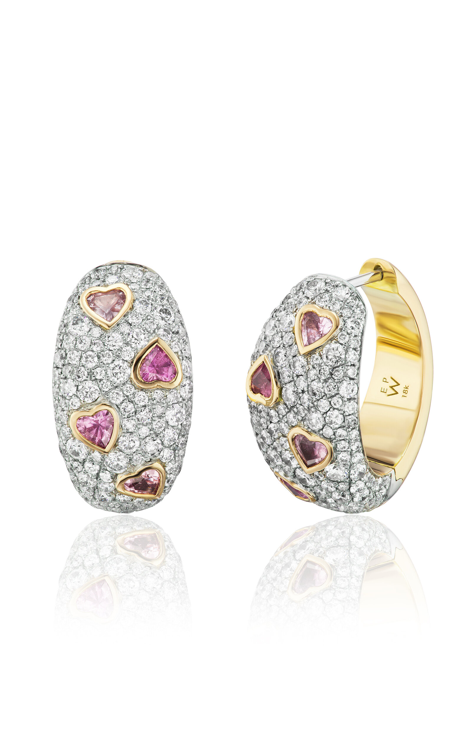 Emily P. Wheeler Women's Sparkle 18K Yellow Gold Diamond; Sapphire Earrings