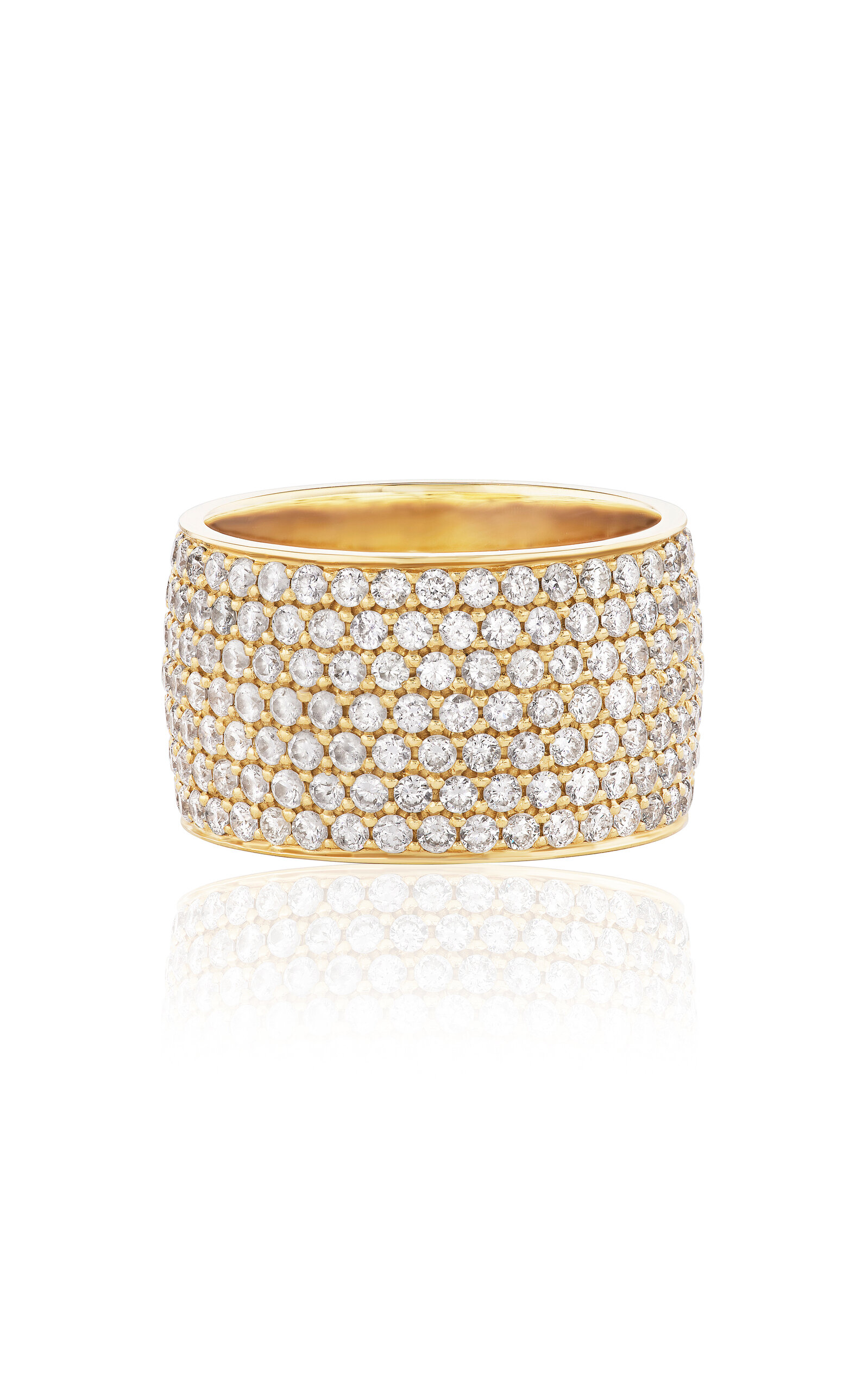 Emily P. Wheeler Women's 18K Yellow Gold Diamond Cigar Ring