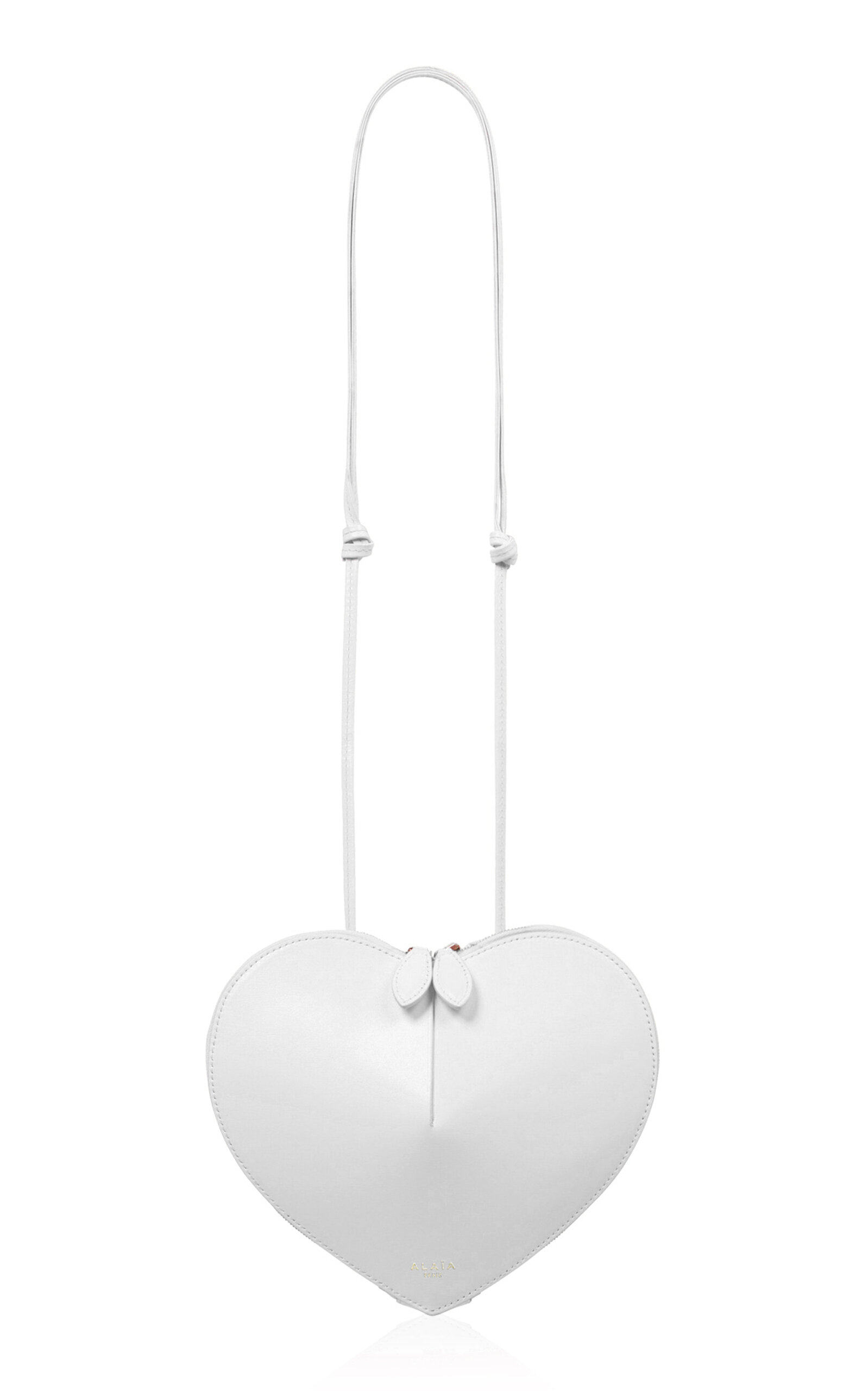 ALAÏA Le Coeur Leather Crossbody Bag
