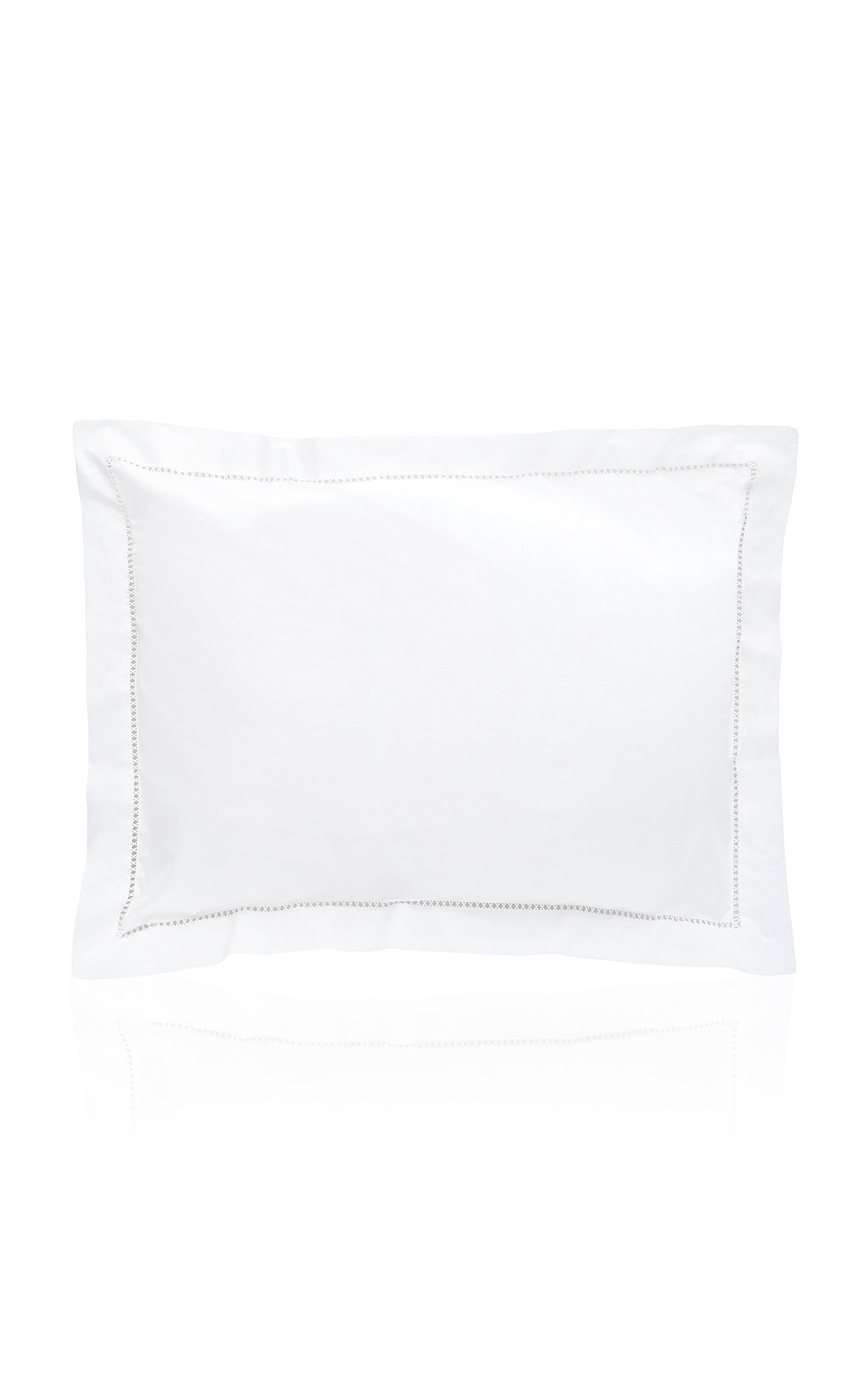 Vis-a-vis Paris Belle De Jour Percale Standard Sham In White