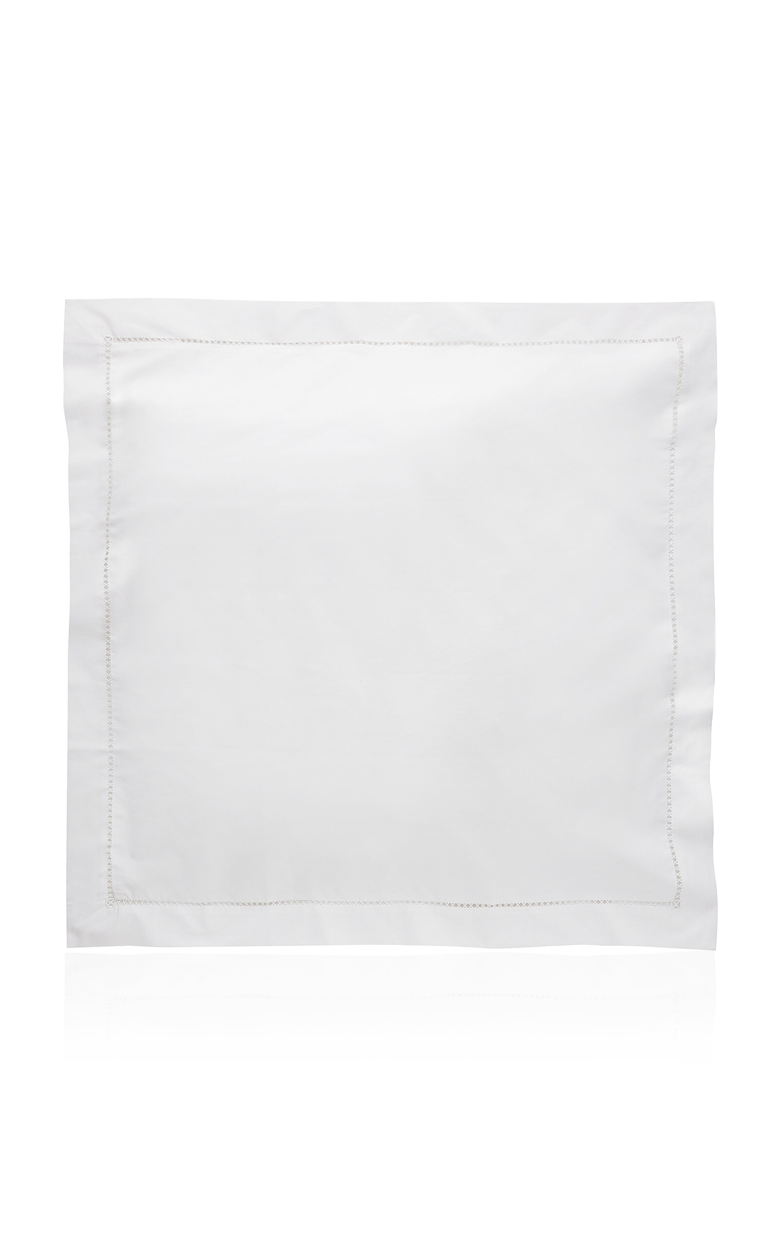 Vis-a-vis Paris Belle De Jour Percale Euro Sham In White