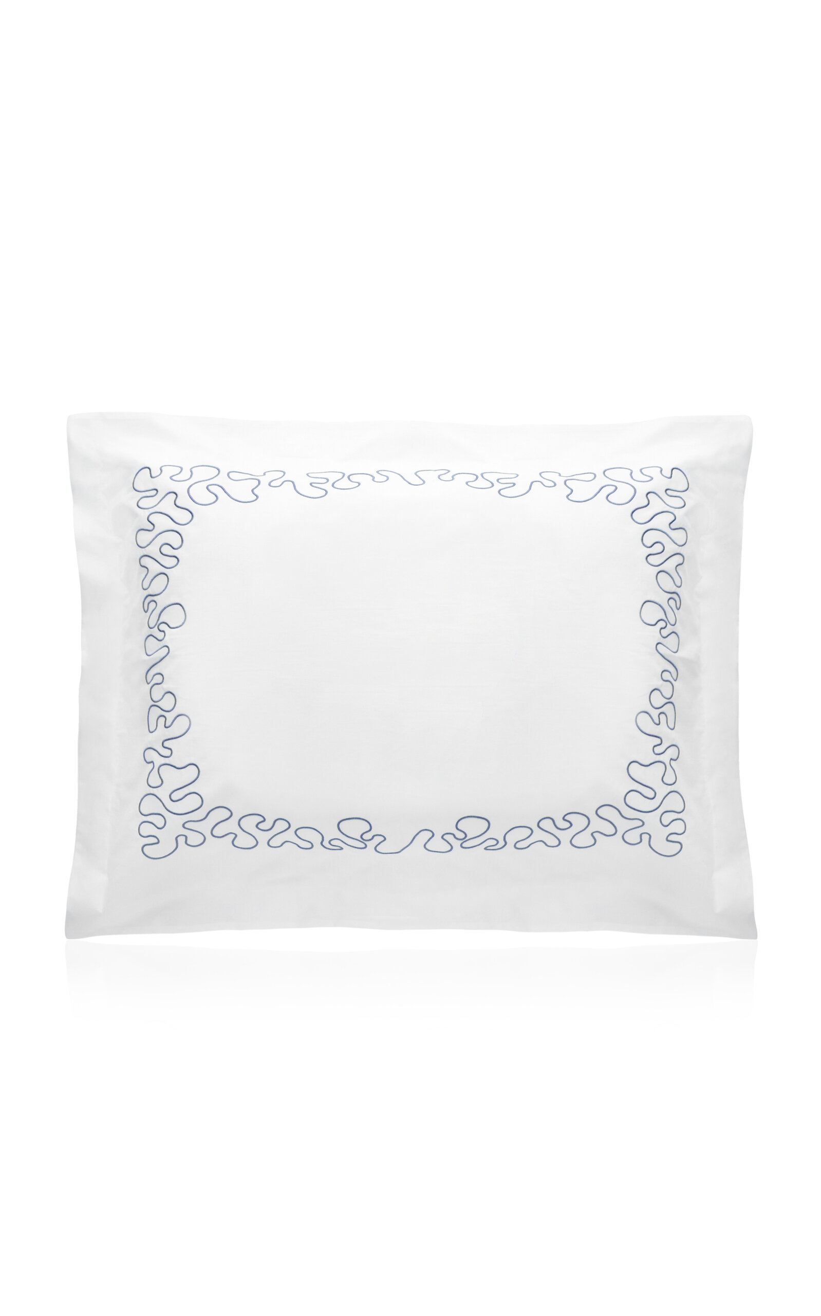 Vis-a-vis Paris Abyss Percale Standard Sham In Blue