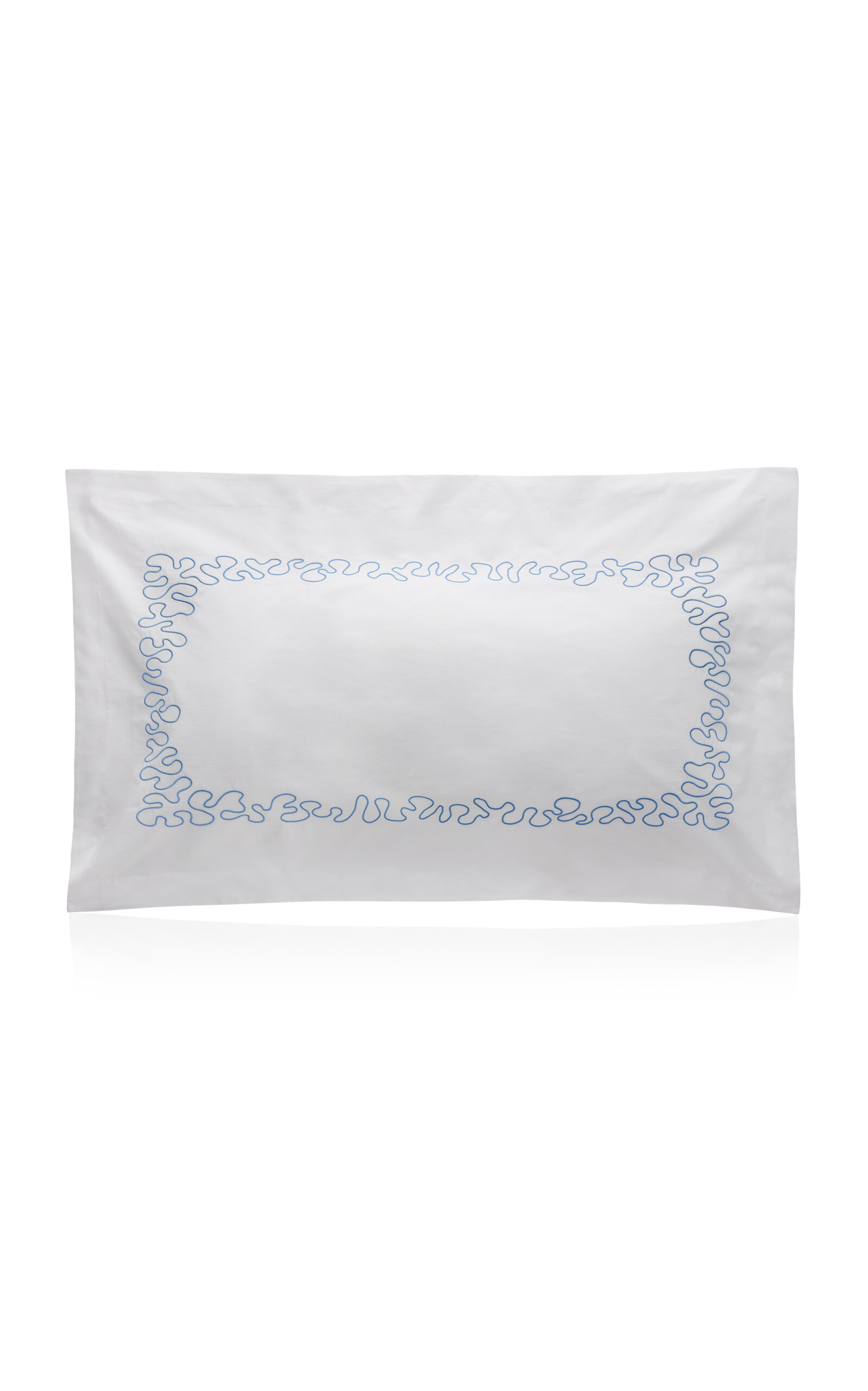 Vis-a-vis Paris Abyss Percale King Sham In Blue