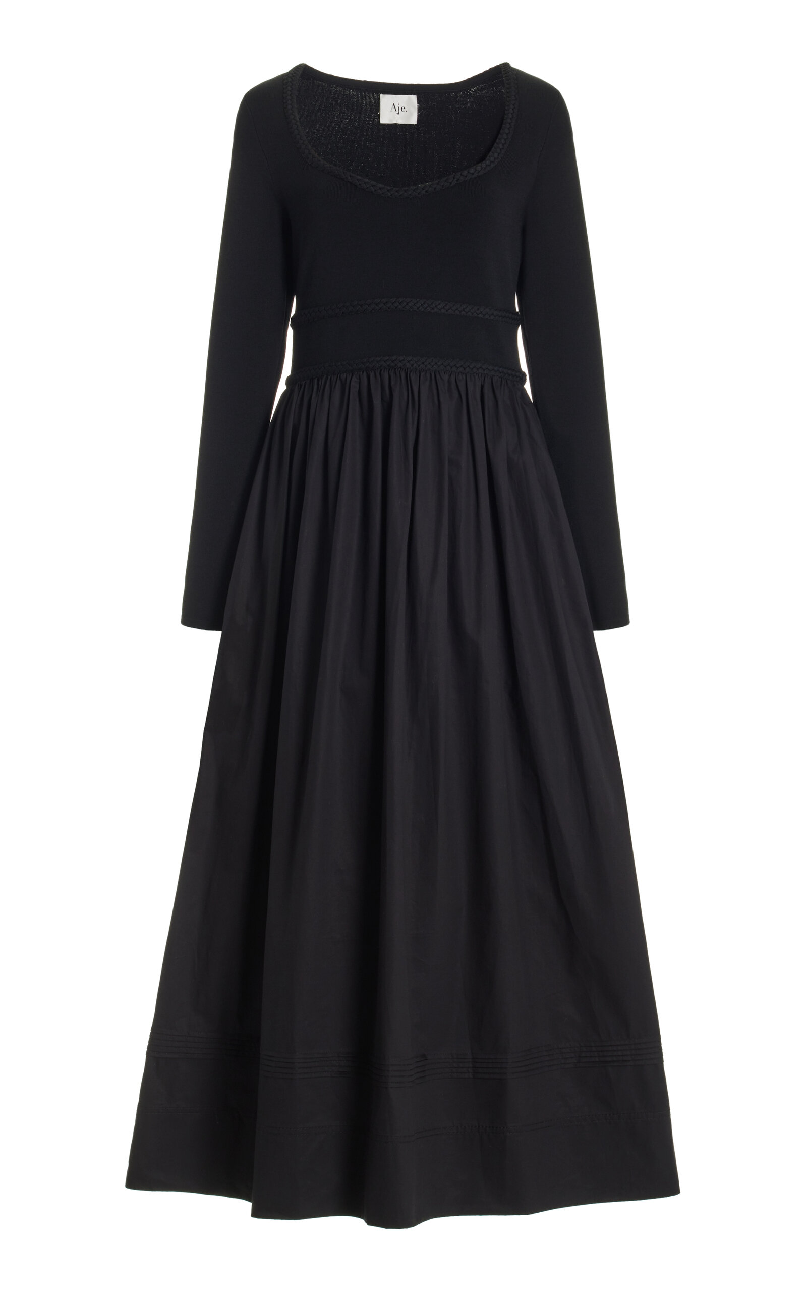 aje black linen dress AJE Mimosa Cut Out Mini Dress In Colour Black Size 4