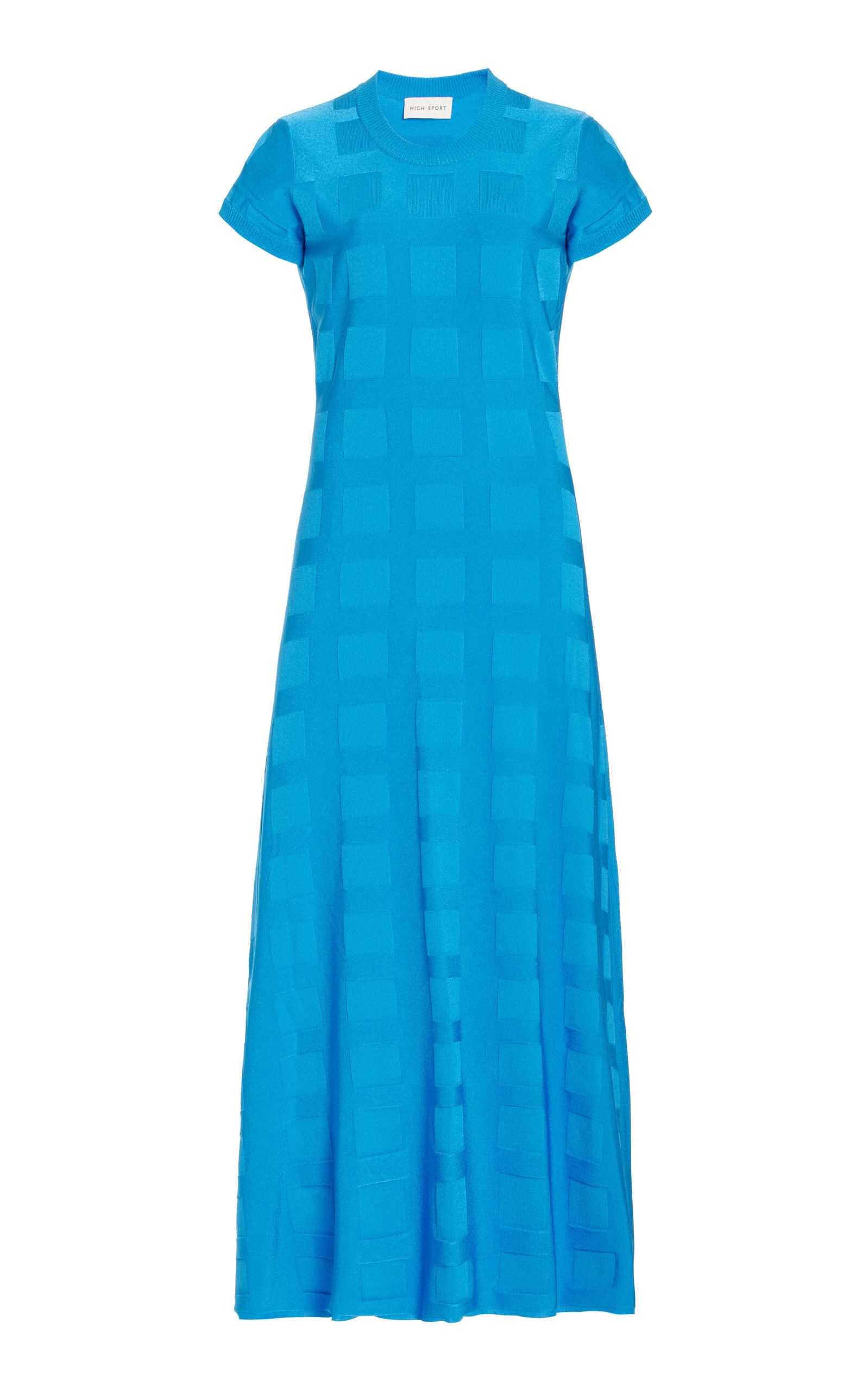 Sonya Square Knit Midi Dress
