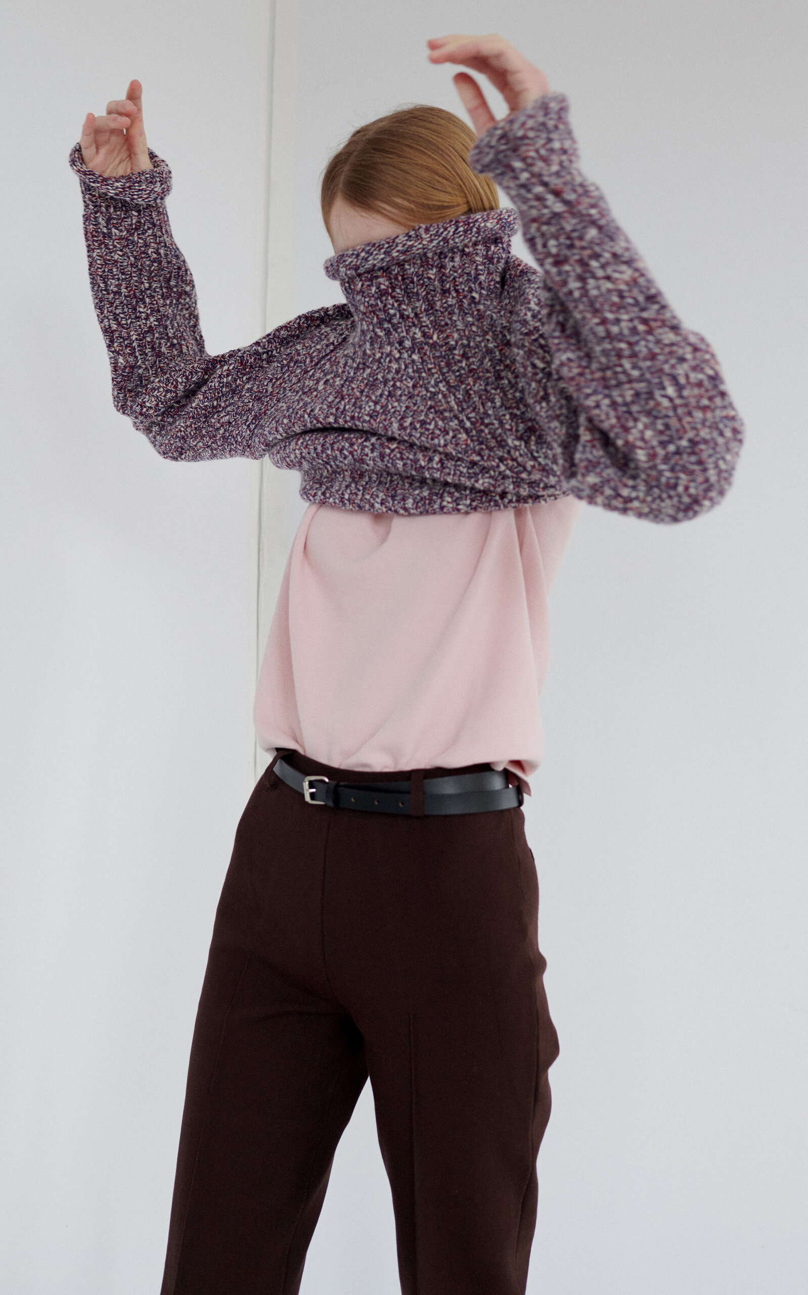 High Sport Jules Straight-leg Stretch-cotton Knit Trousers In Brown