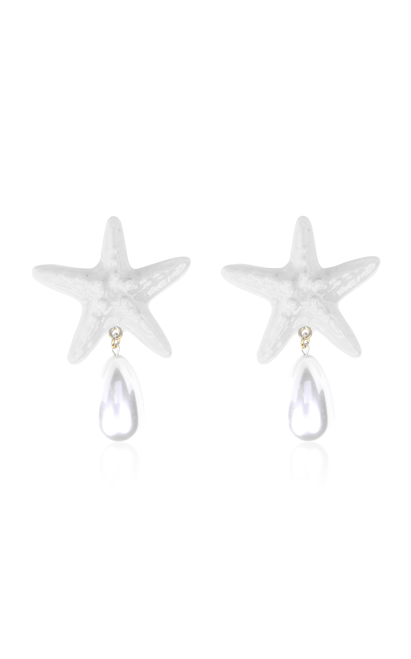 Starfish Pearl Earrings