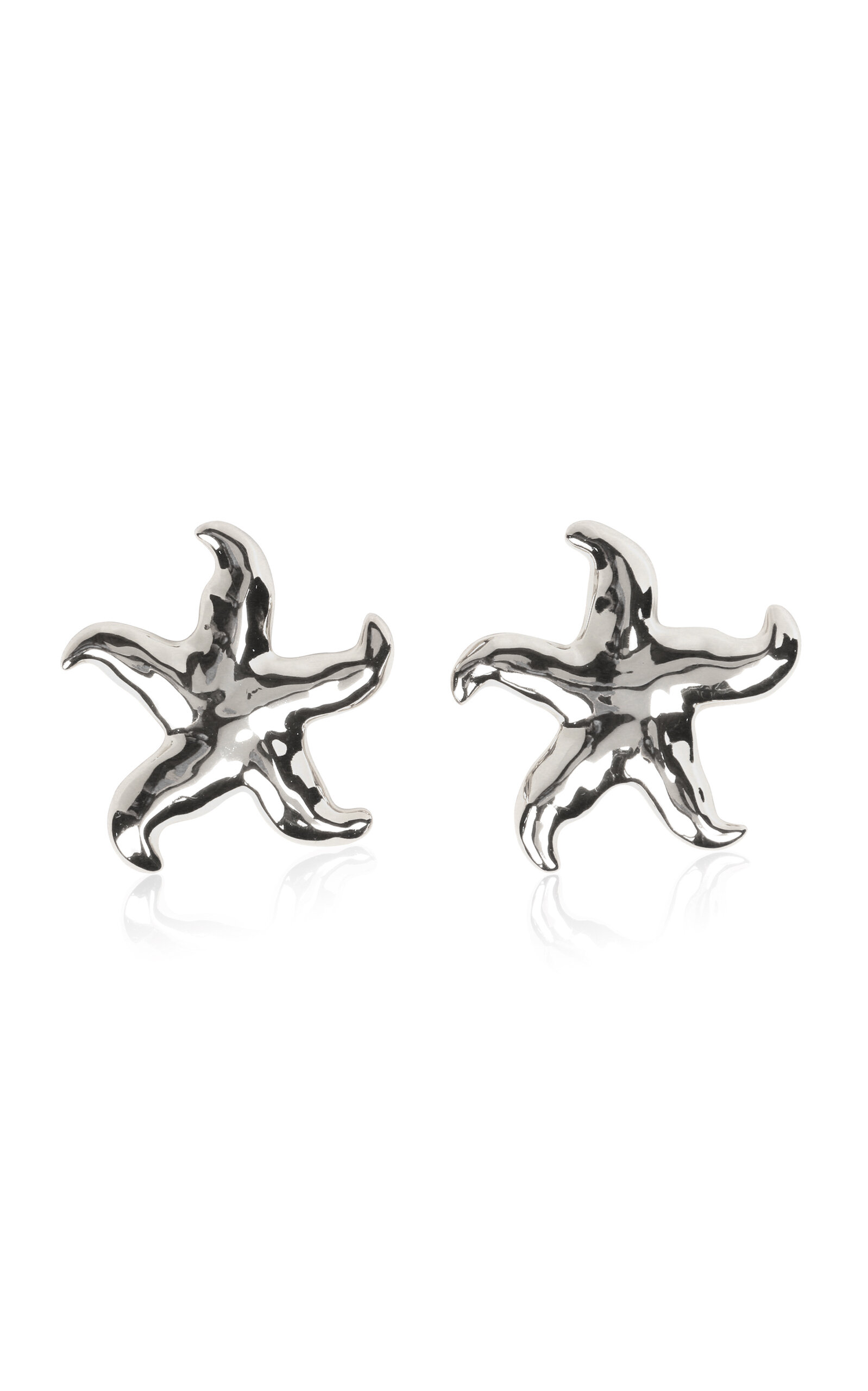 St. Barths Silver-Tone Earrings