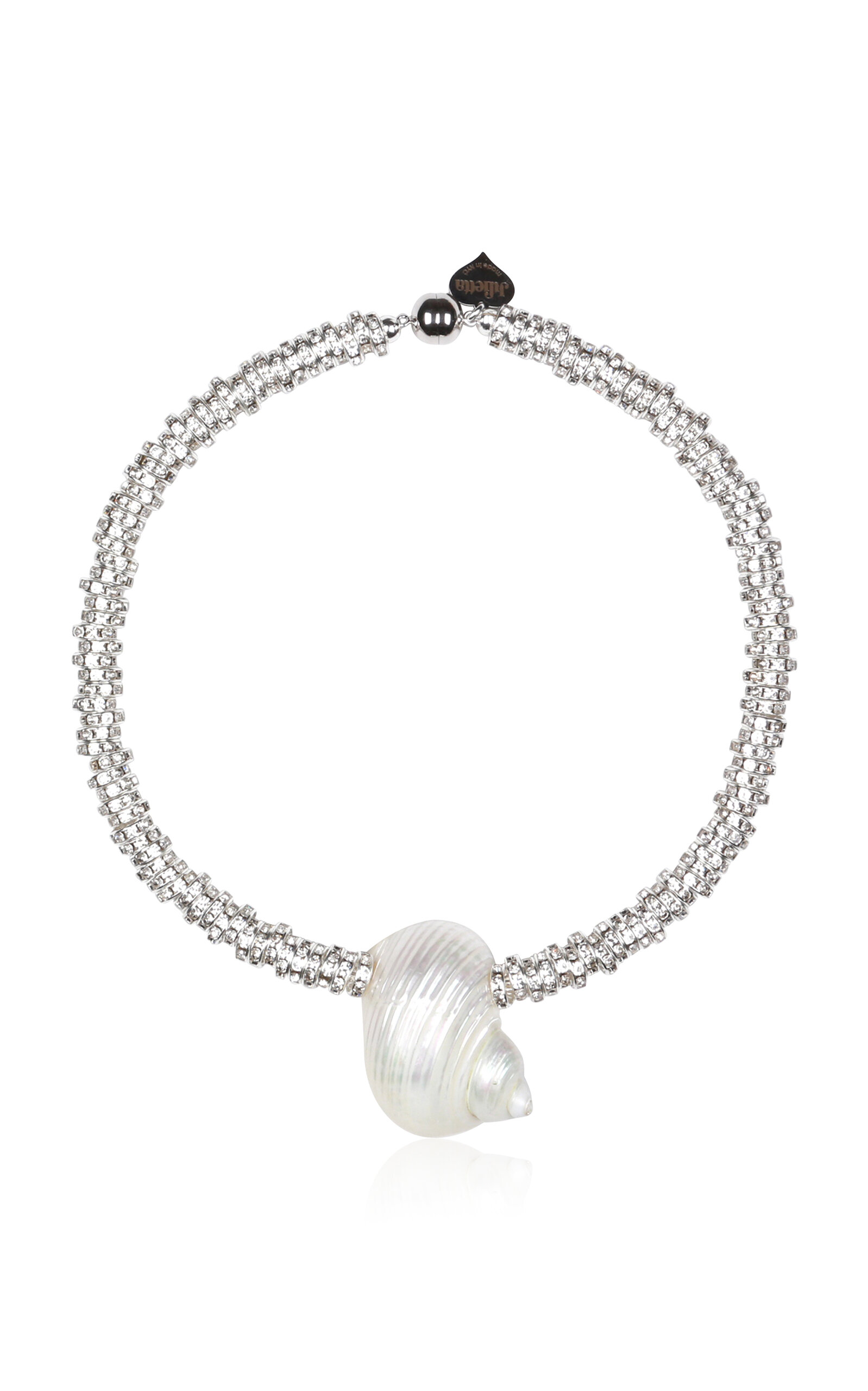 Julietta Spetses Shell Necklace In Silver