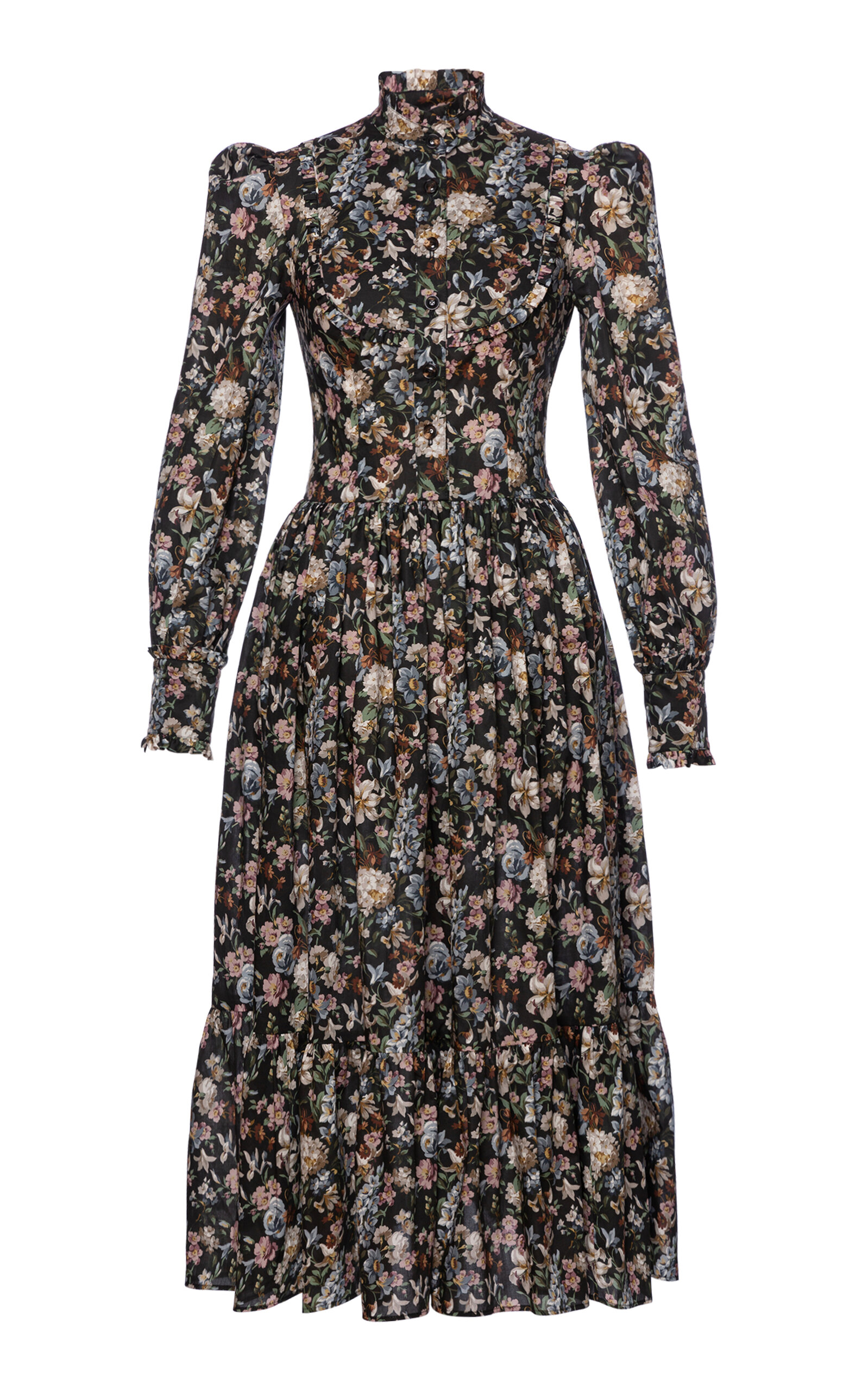 Lena Hoschek Women's Susanne Cotton Midi Dress In Print