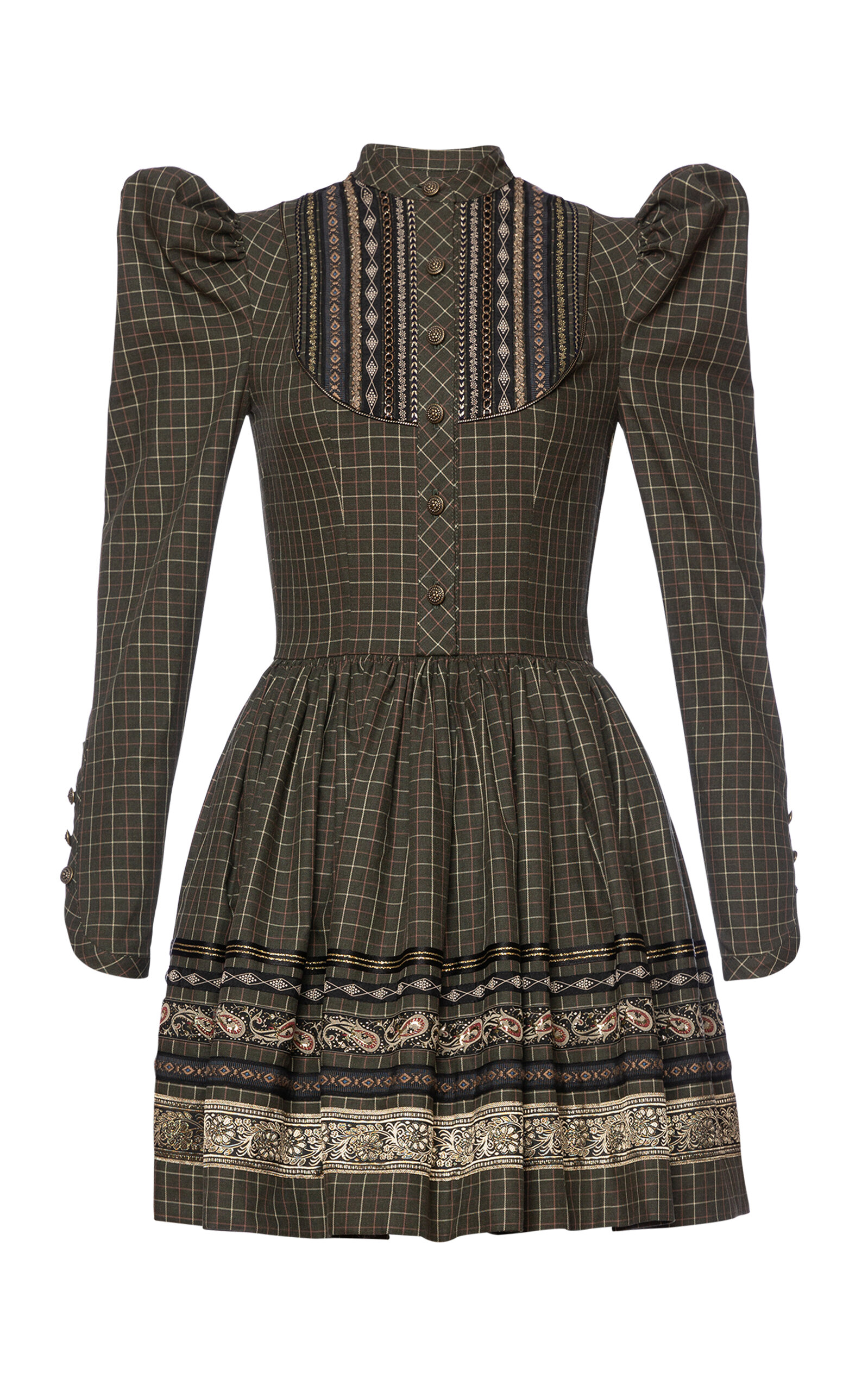 Lena Hoschek Nutcracker Cotton Mini Dress In Print